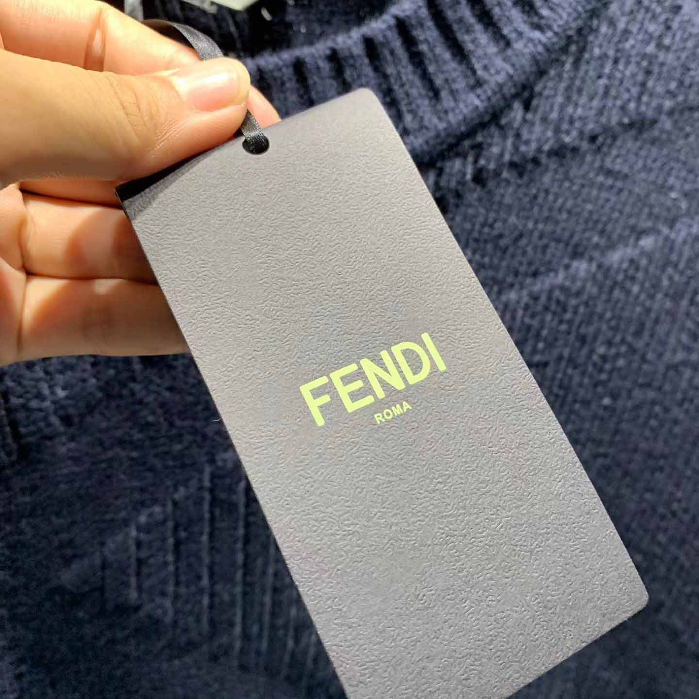 Fendi Sweater In Blue - DesignerGu