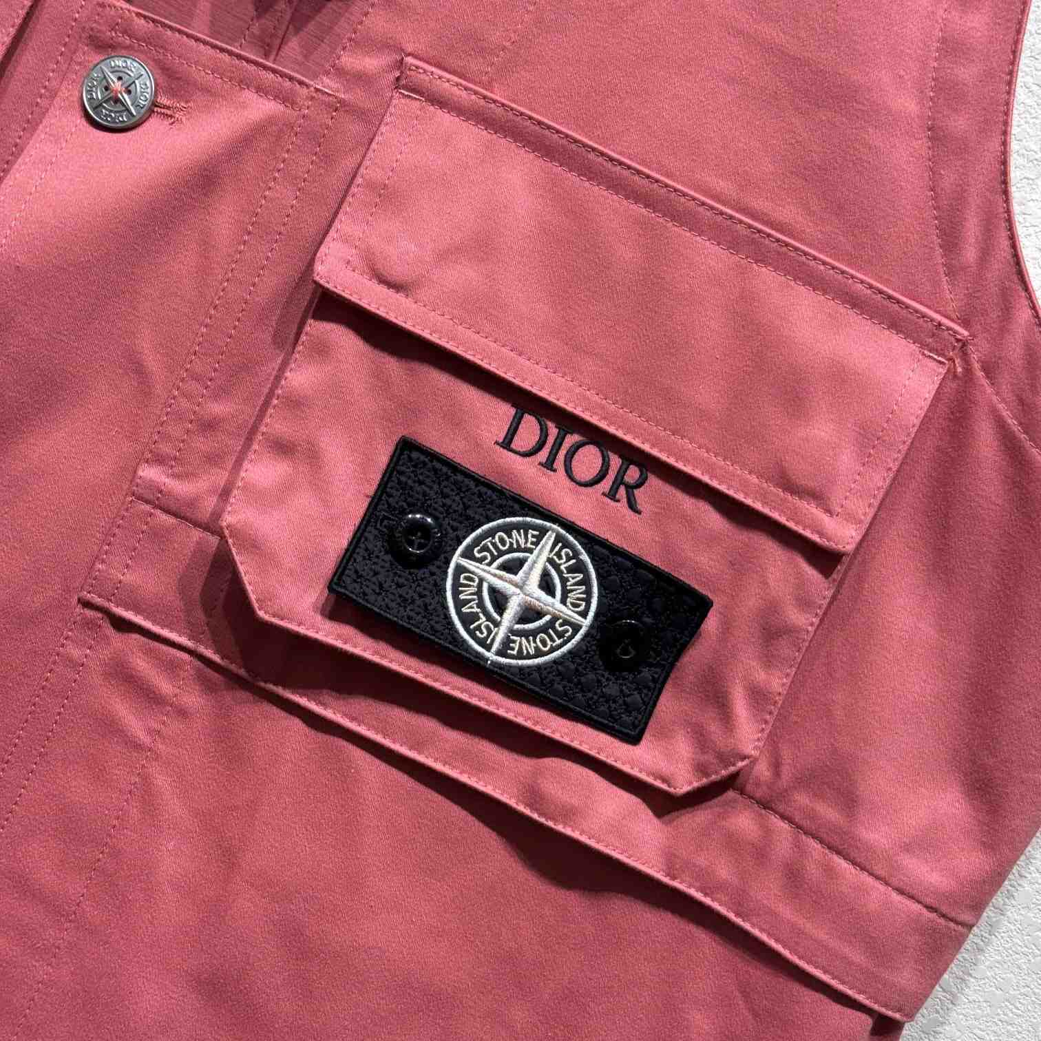 Dior And Stone Island Vest - DesignerGu