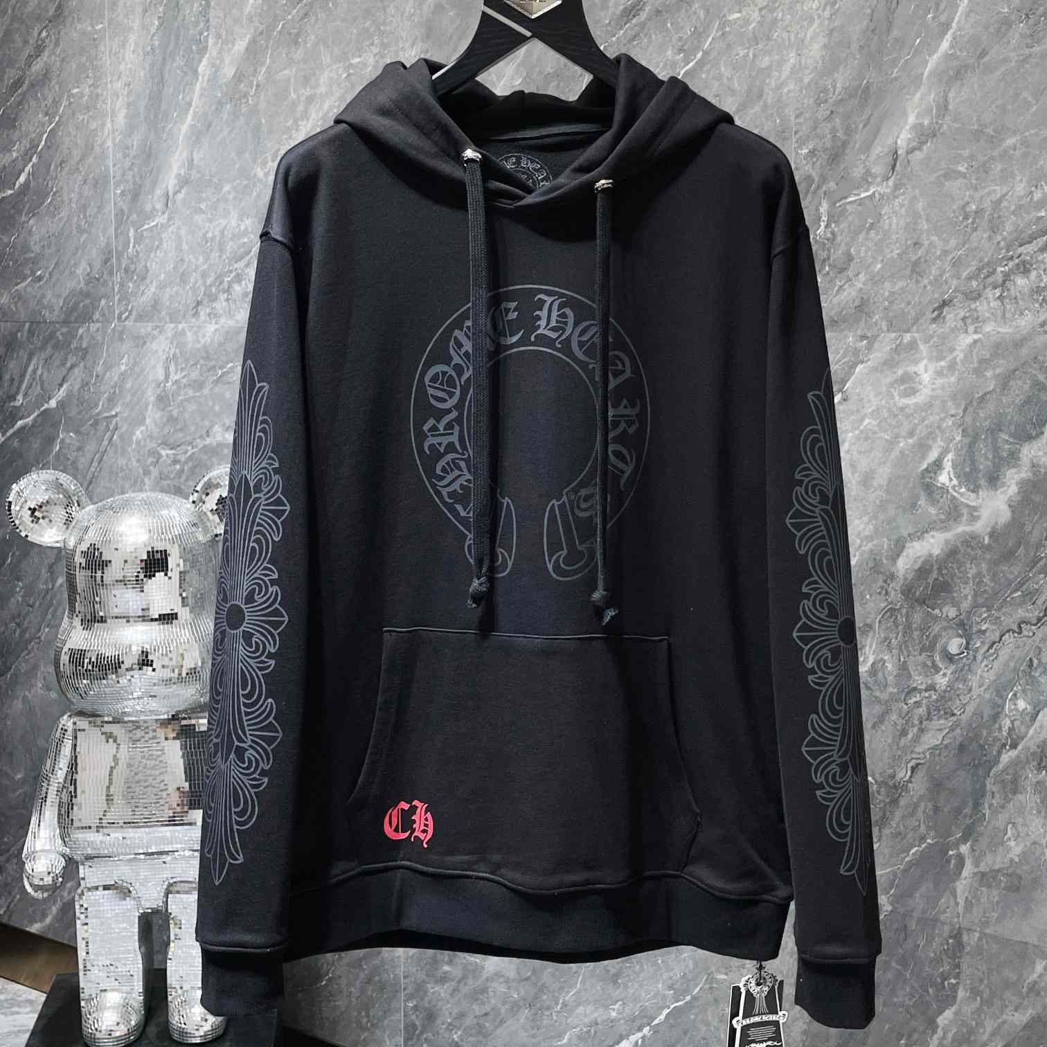 Chrome Hearts Chomper Black Hoodie - DesignerGu