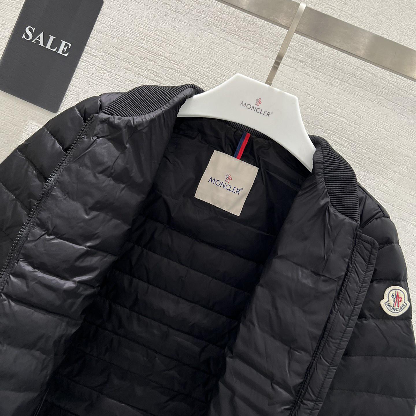 Moncler Blenca Black Puffer Jacket - DesignerGu