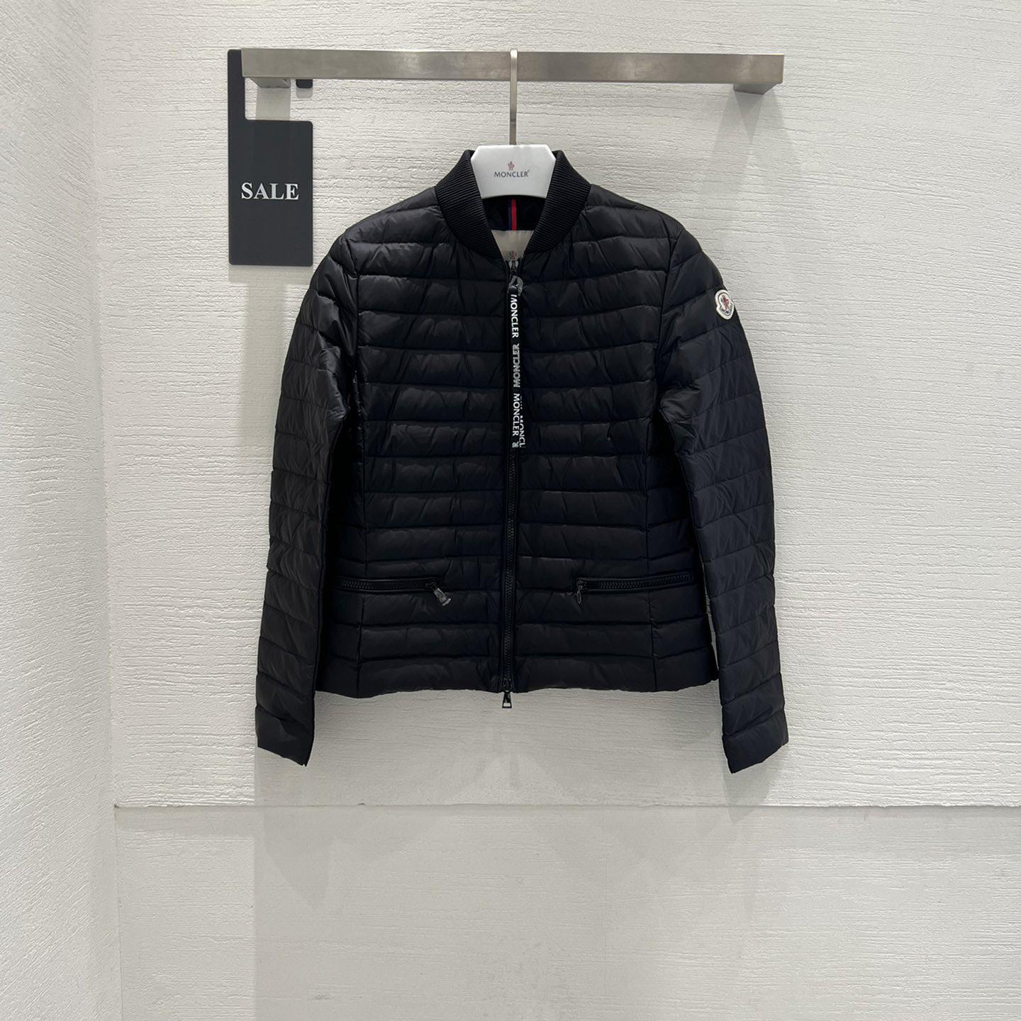 Moncler Blenca Black Puffer Jacket - DesignerGu