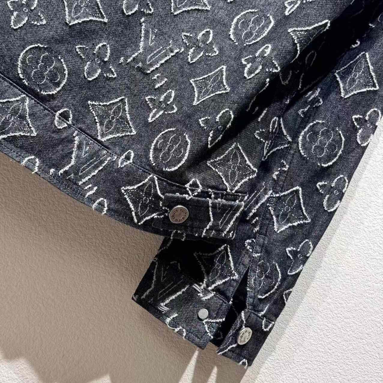 Louis Vuitton Monogram Printed Denim Jacket - DesignerGu