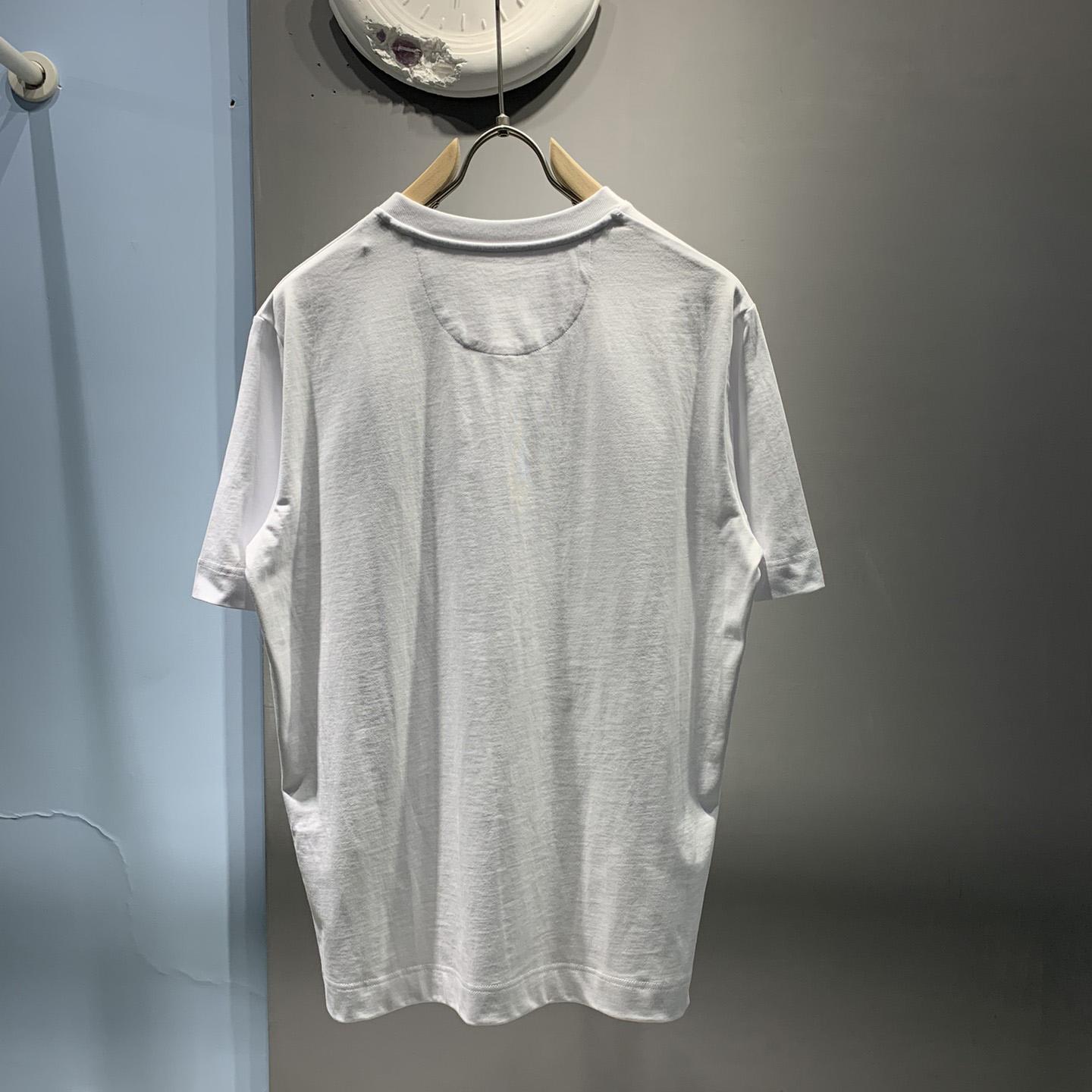 Fendi White Cotton T-shirt - DesignerGu