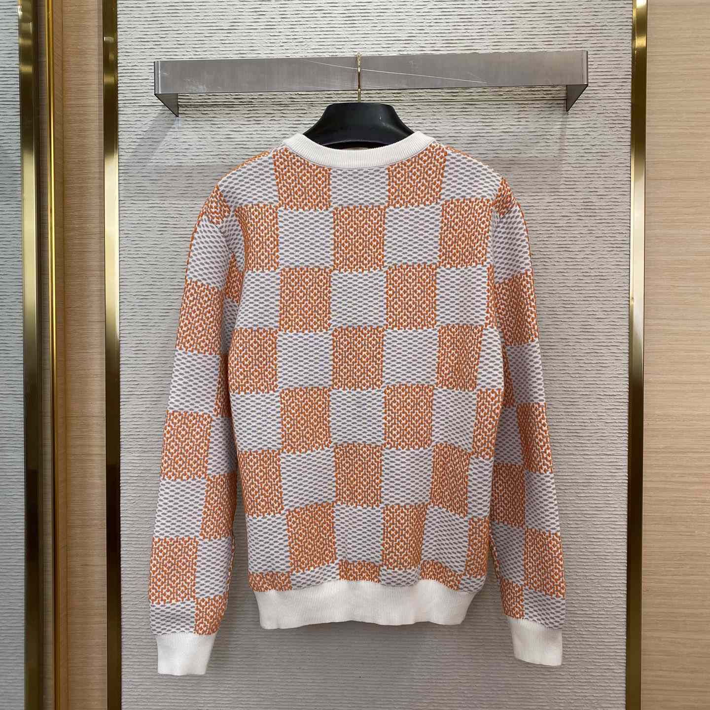 Louis Vuitton Damier Jacquard Cotton Pullover - DesignerGu