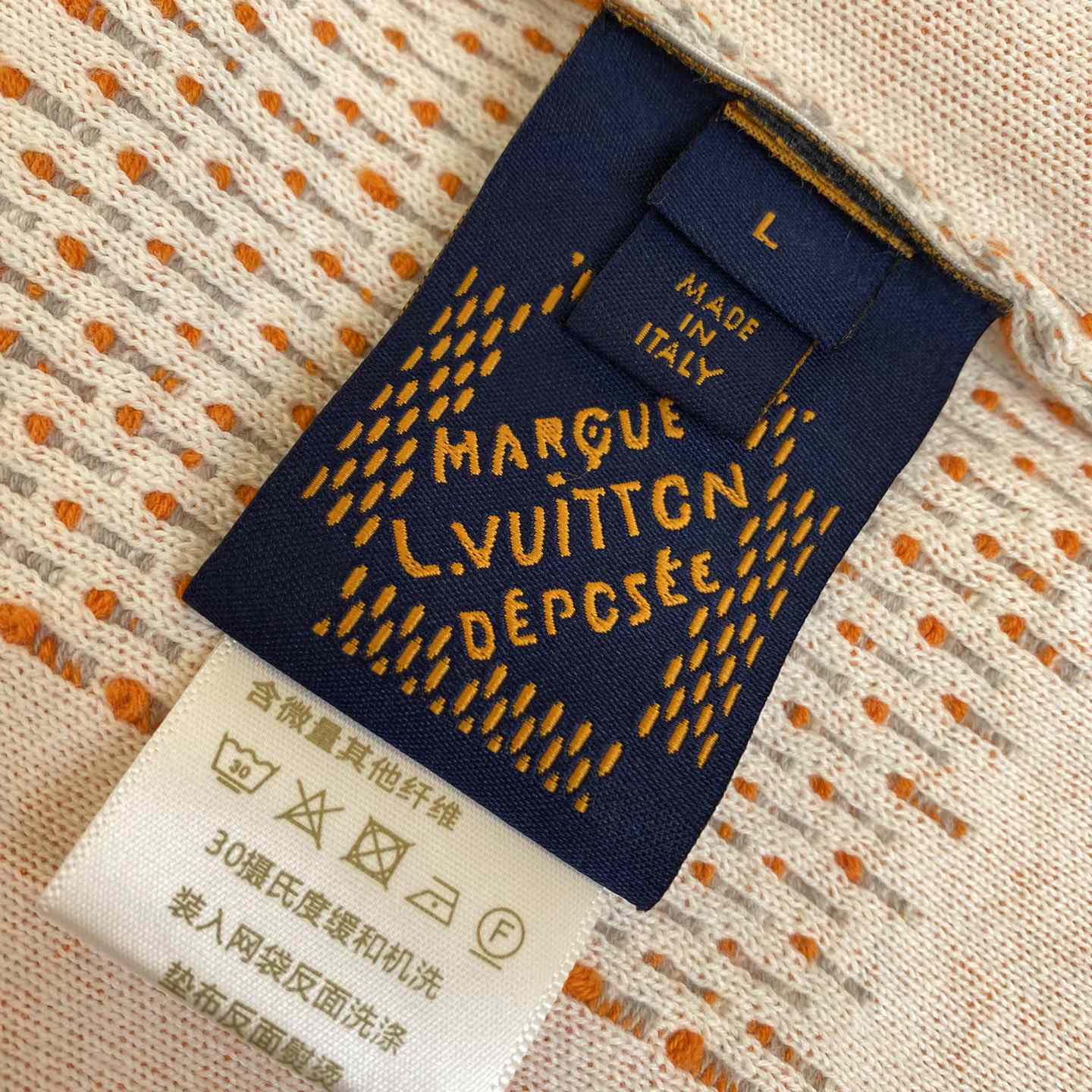 Louis Vuitton Damier Jacquard Cotton Pullover - DesignerGu