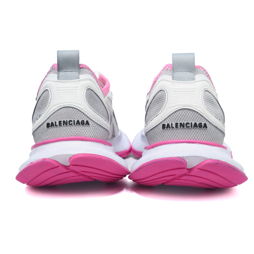 Balenciaga Circuit Sneaker In Grey, White And Pink - DesignerGu