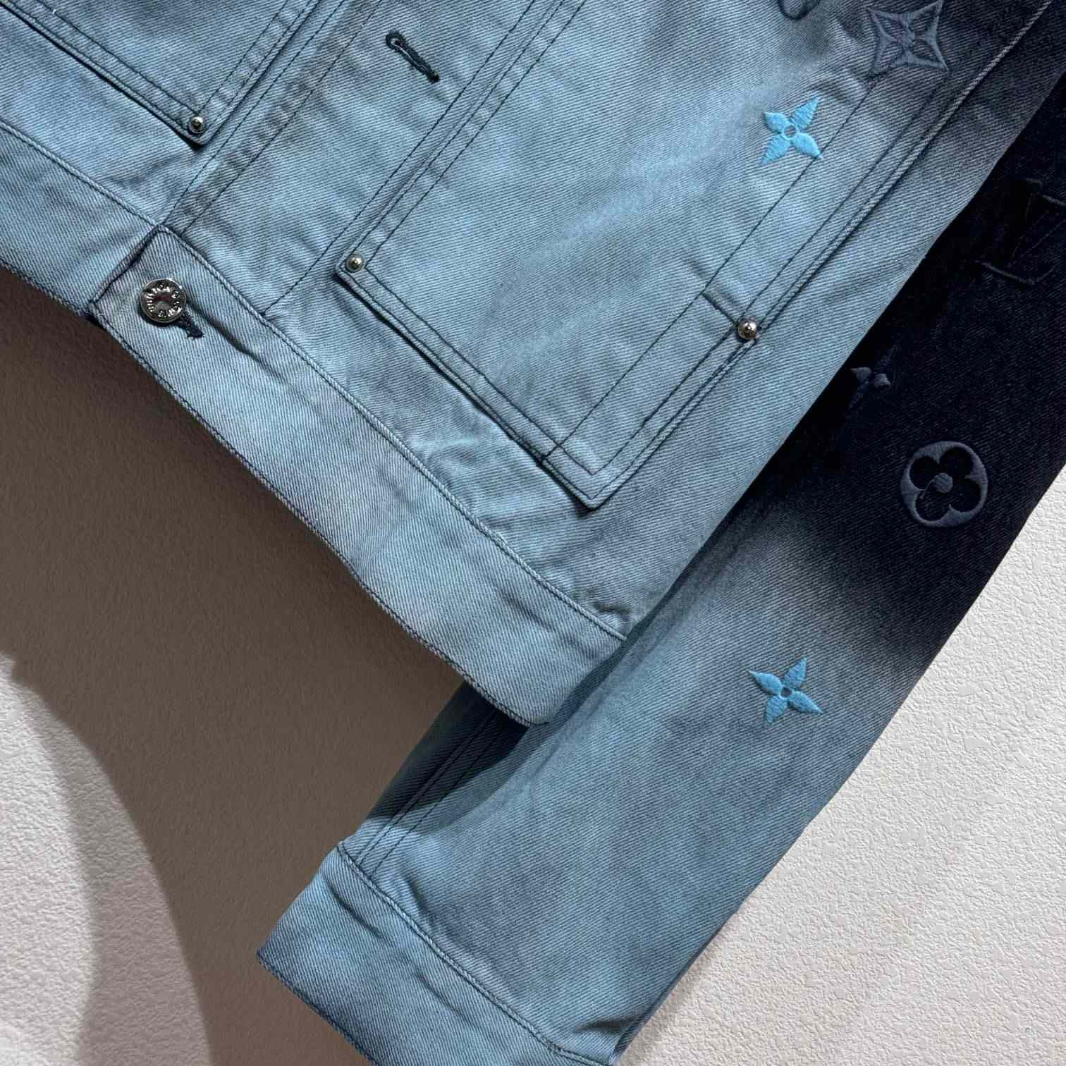 Louis Vuitton Embroidered Denim Blouson - DesignerGu