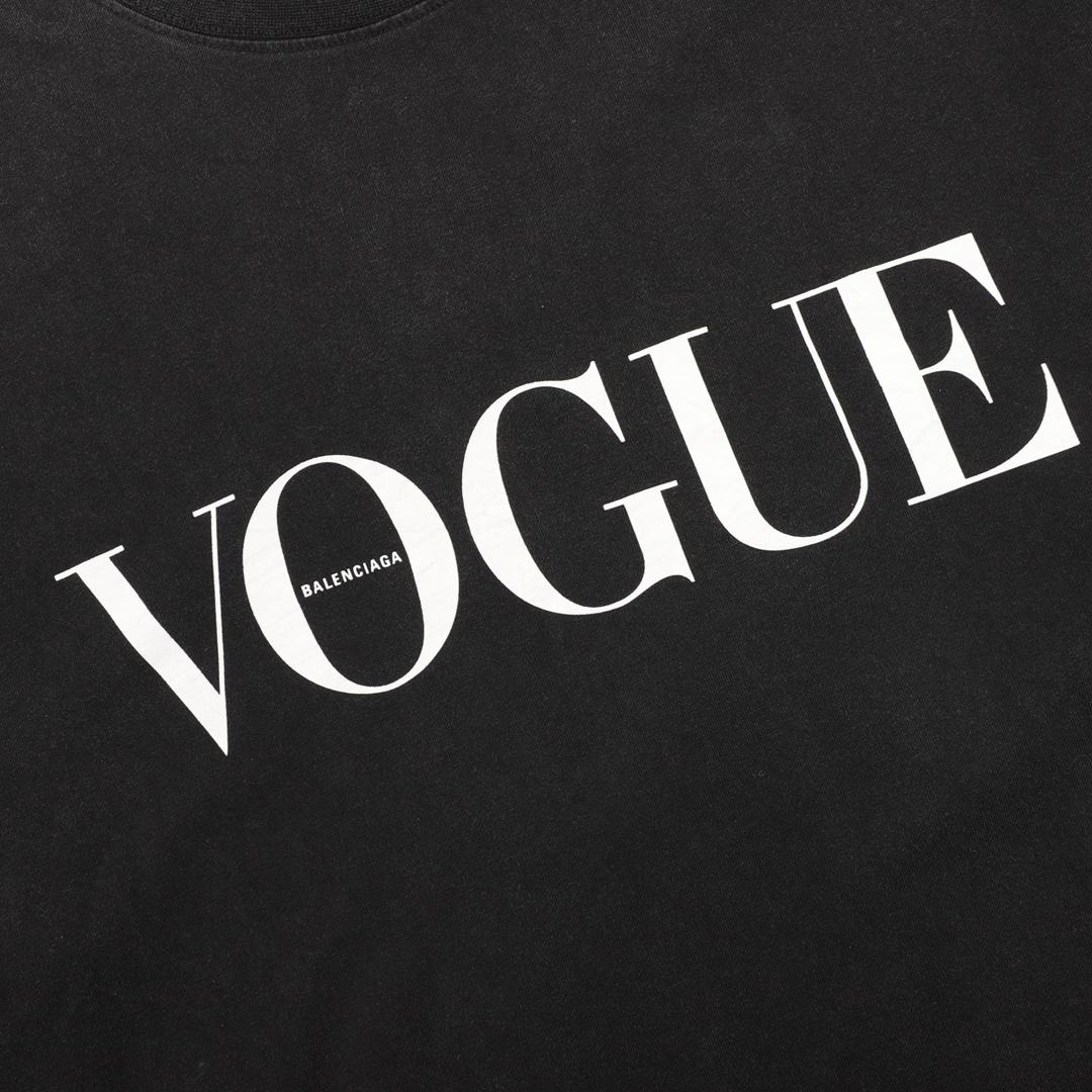 Balenciaga VOGUE Cotton T-Shirt  - DesignerGu