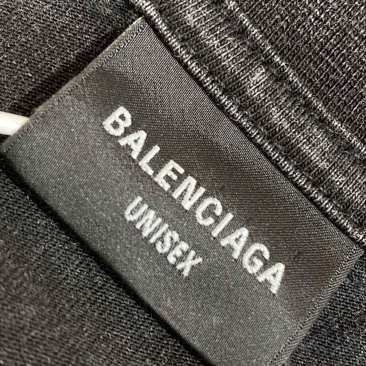 Balenciaga Belleville T-Shirt Oversized In Washed Faded Black - DesignerGu