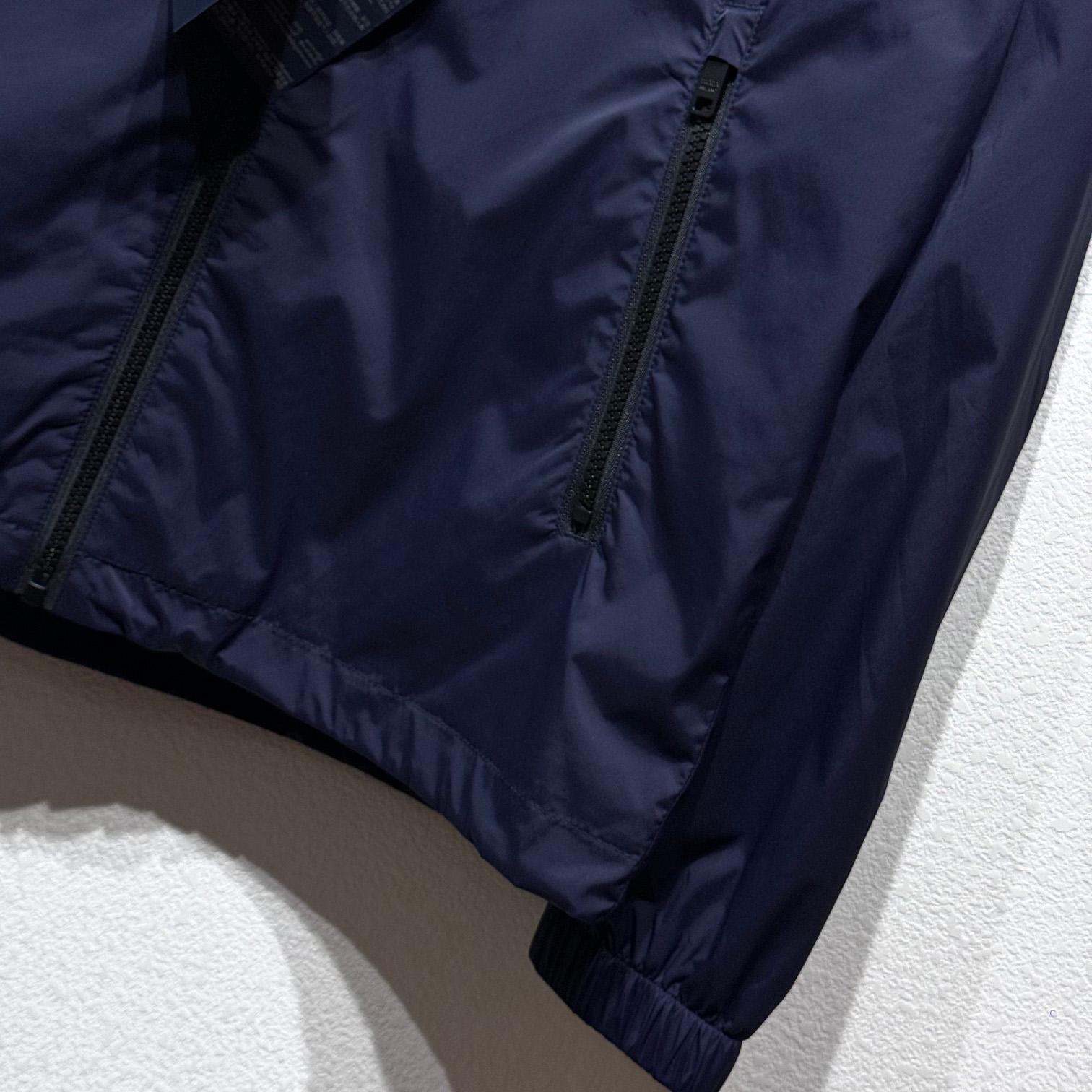 Prada Zip-Up Blouson Jacket - DesignerGu