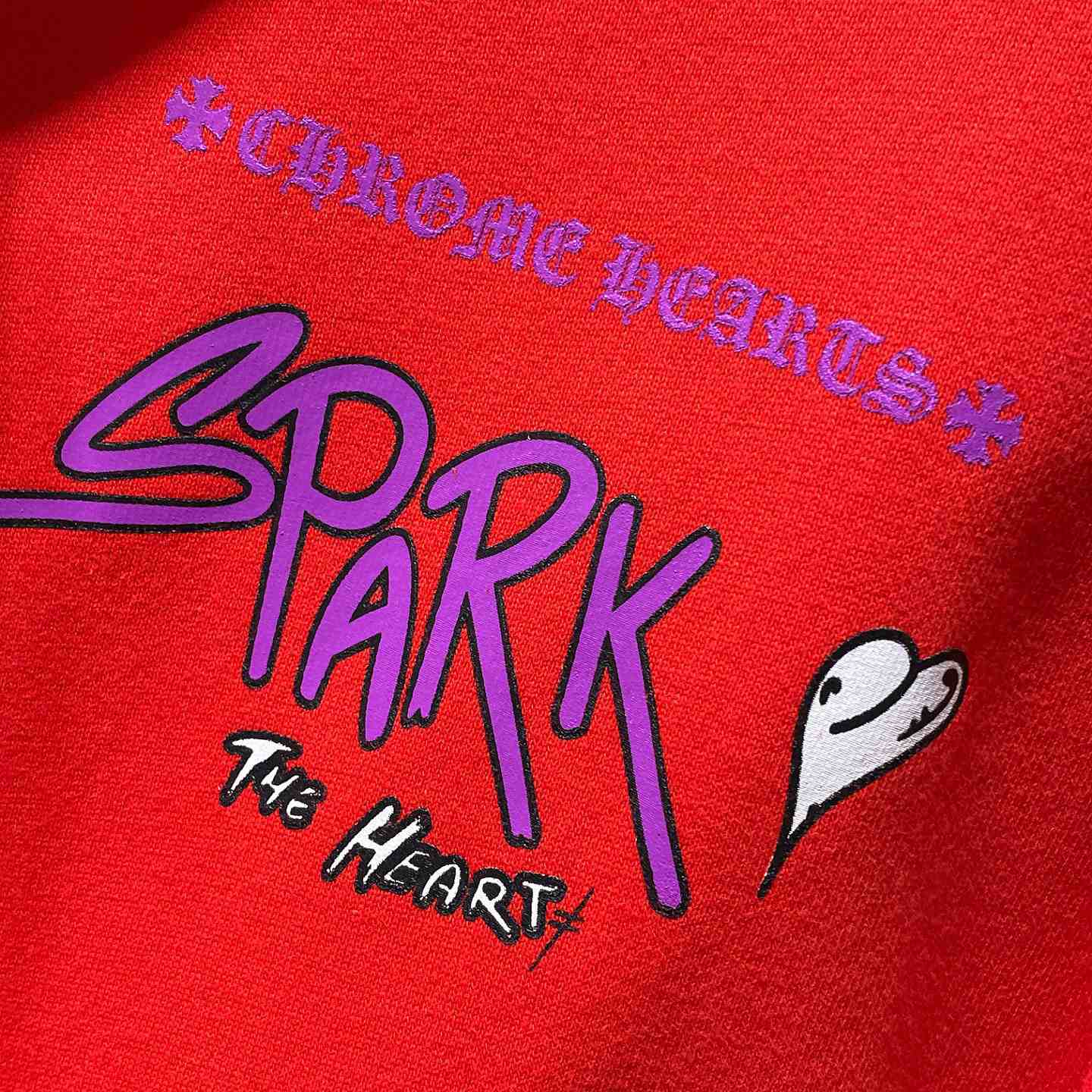 Chrome Hearts × Matty Boy 'Spark The Heart' Hoodie - DesignerGu