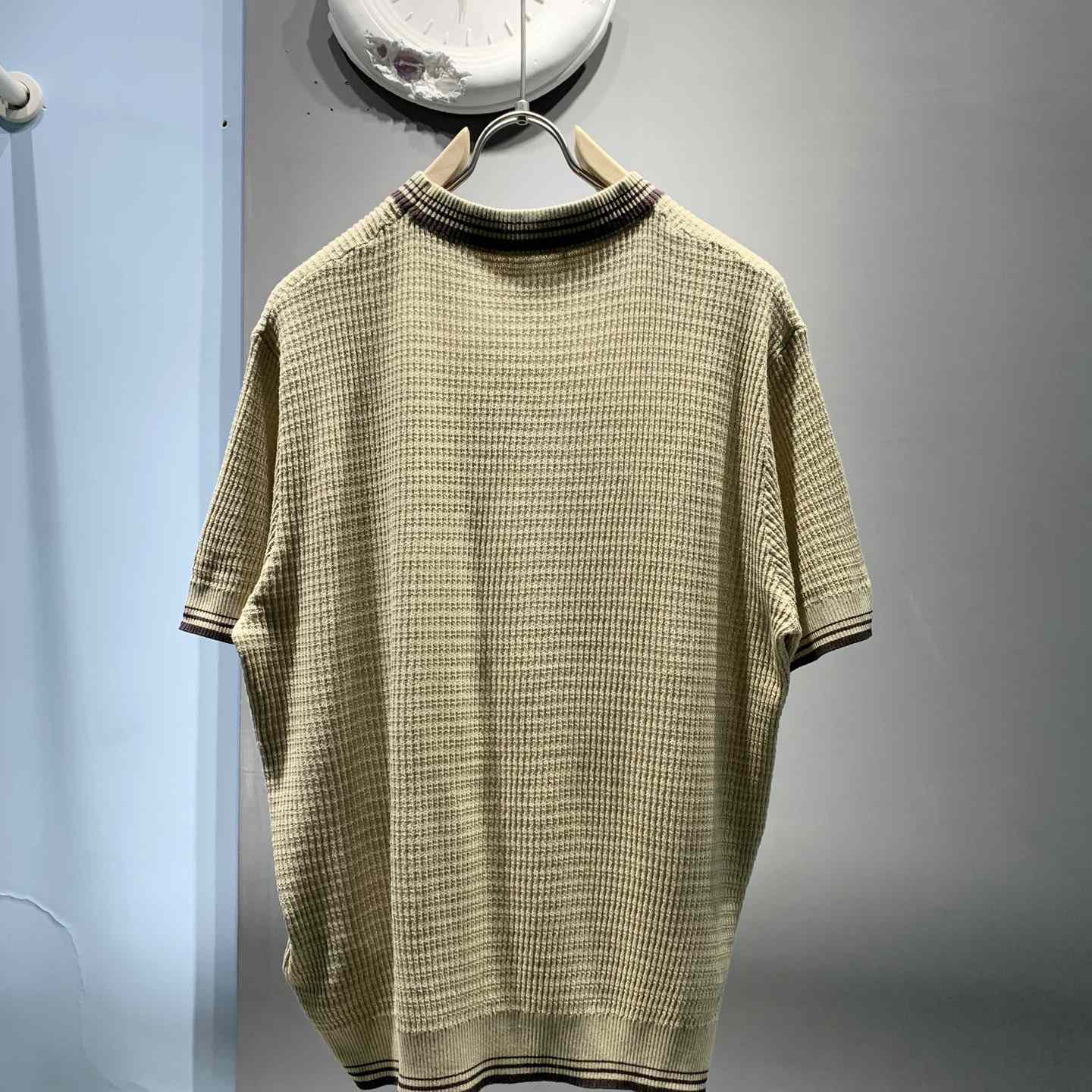 Prada Cotton T-Shirt With Re-Nylon Details - DesignerGu