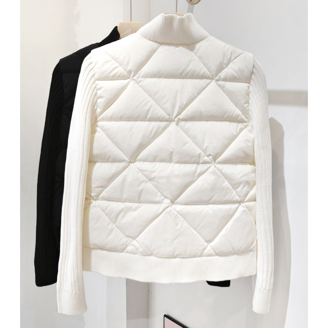 Prada Quilted Re-Nylon And Cashmere Jacket - DesignerGu