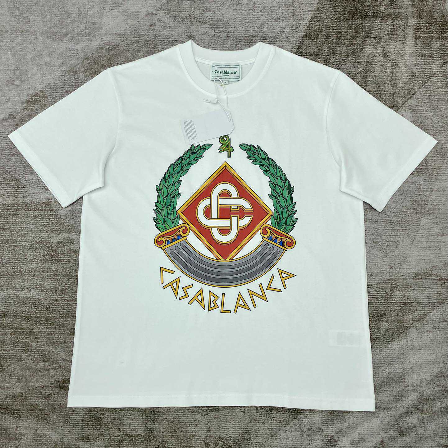 Casablanca Casa Crest T-shirt   C924 - DesignerGu