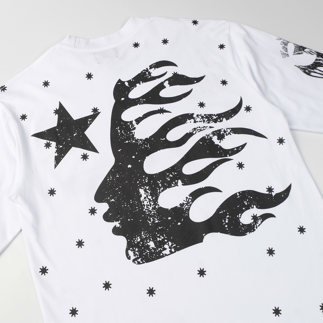 Hellstar Meteor Flame Limited Edition Long Sleeve T-Shirt - DesignerGu