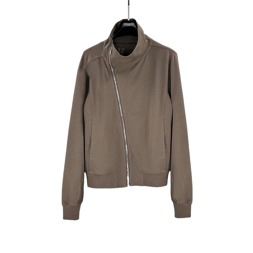 Rick Owens Off-centre Zip-up Jacket - DesignerGu