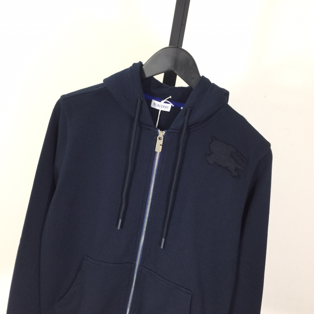 Burberry Ekd Zip-Up Hoodie - DesignerGu