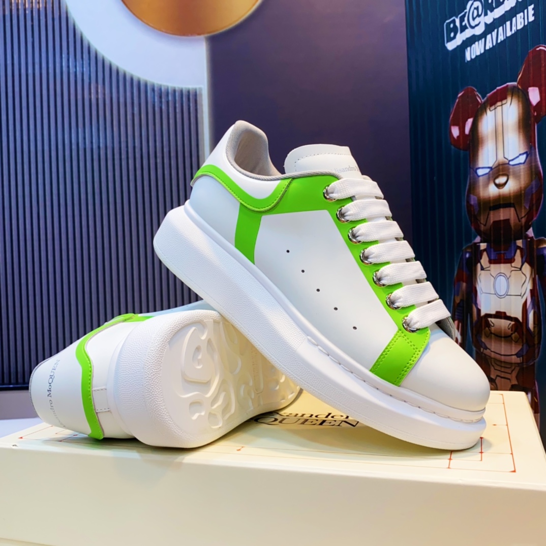 Alexander Mcqueen Oversized Sneaker 'White Green Ombre' - DesignerGu