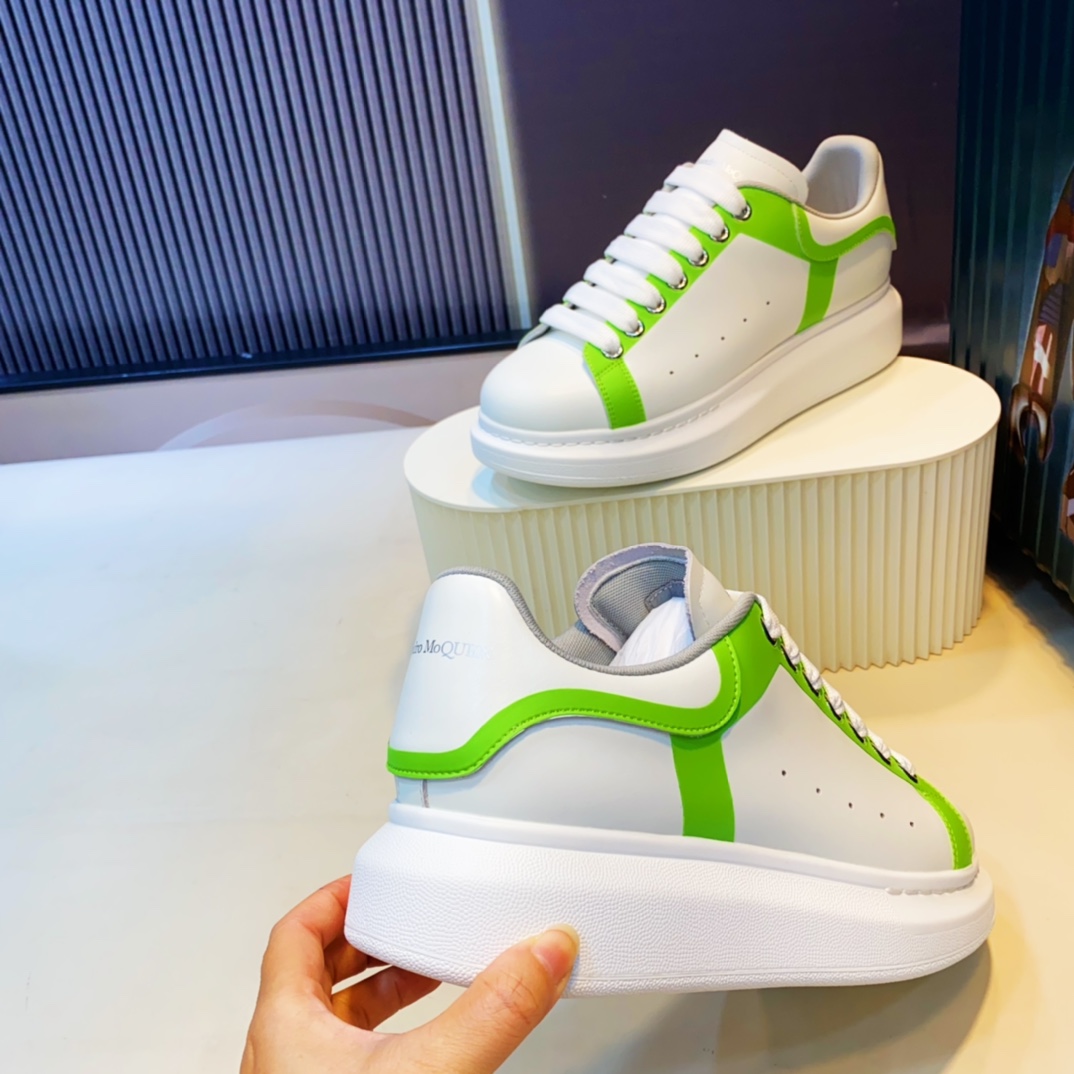 Alexander Mcqueen Oversized Sneaker 'White Green Ombre' - DesignerGu