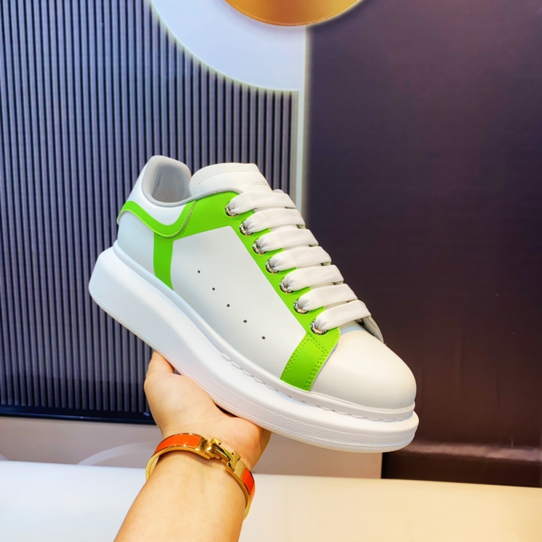 Alexander Mcqueen Oversized Sneaker 'White Green Ombre' - DesignerGu