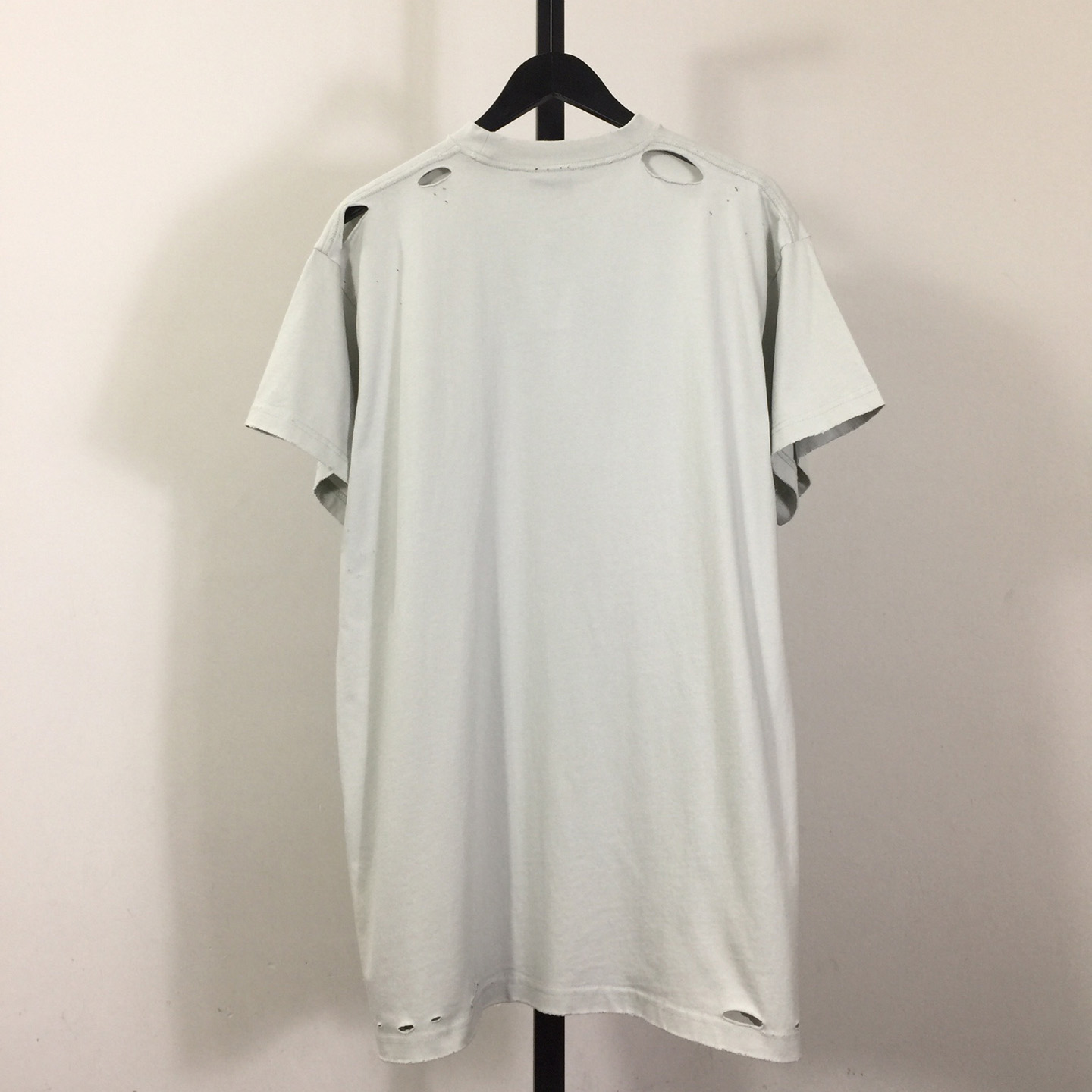 Balenciaga How Are You Feeling Today T-Shirt Oversized In Dirty White - DesignerGu