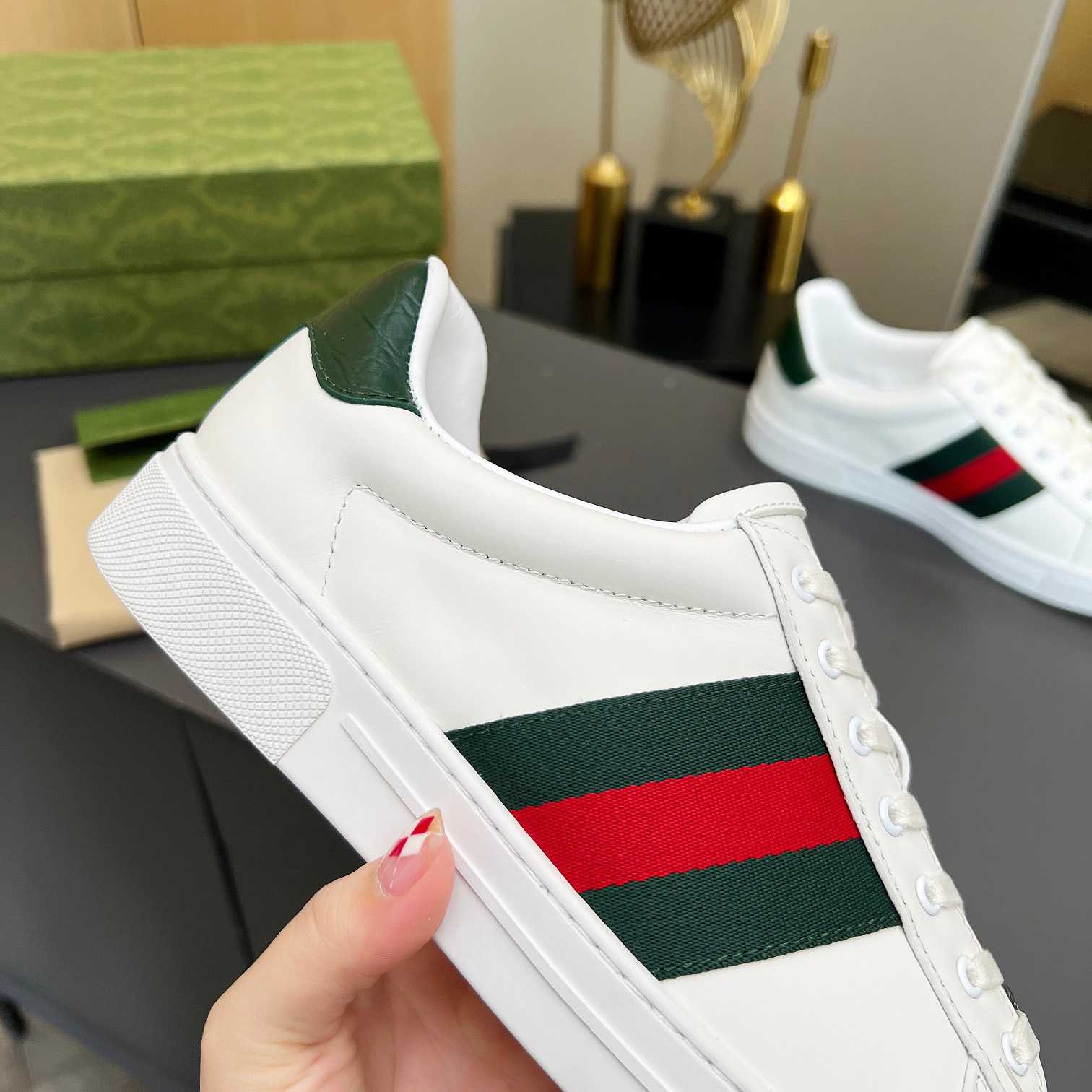 Gucci Ace Sneaker With Web - DesignerGu