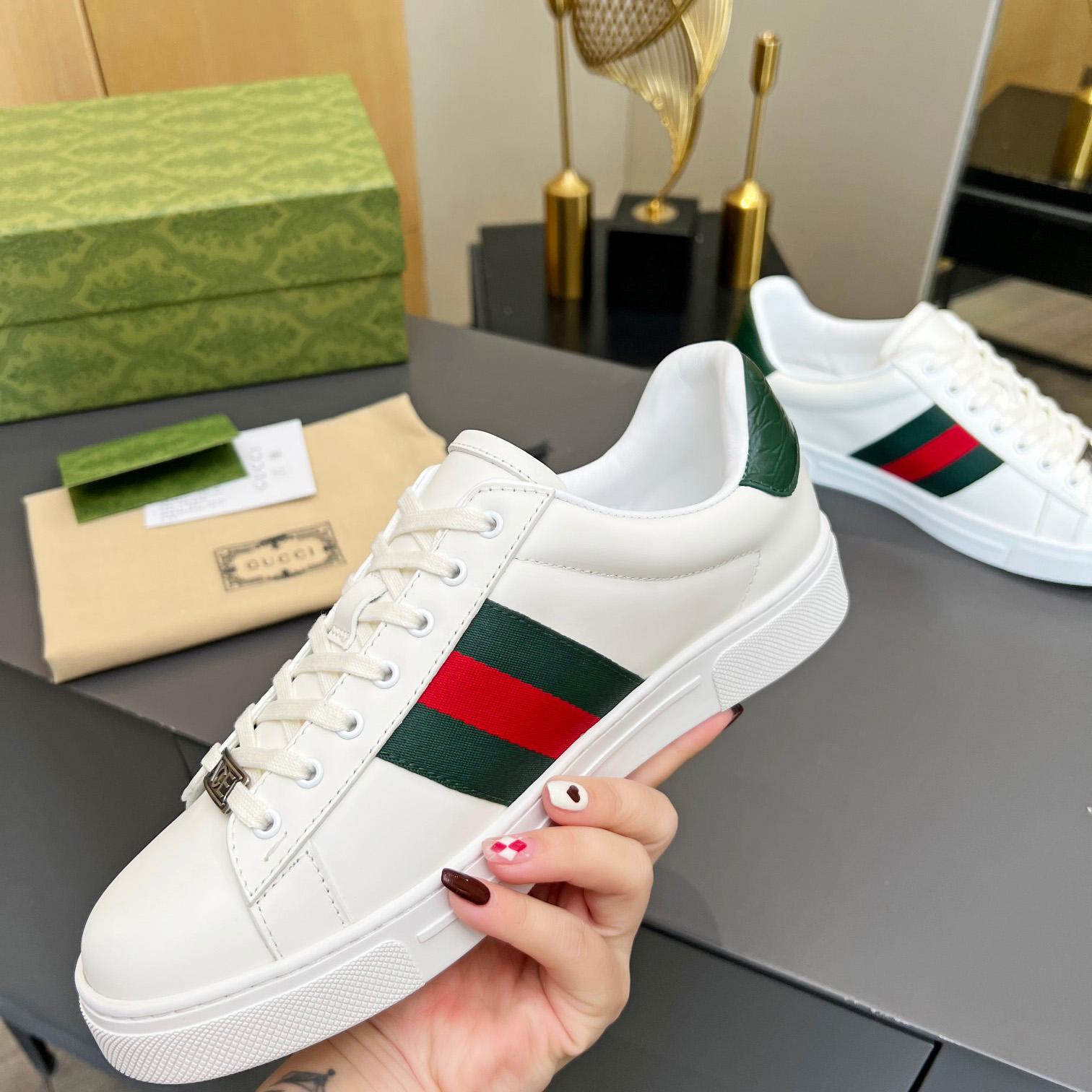 Gucci Ace Sneaker With Web - DesignerGu