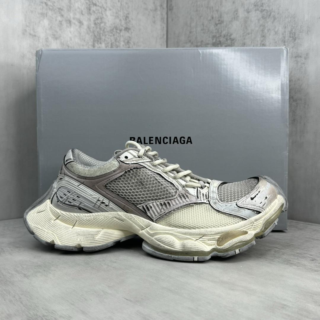 Balenciaga Stapler Sneaker In Beige/grey  - DesignerGu