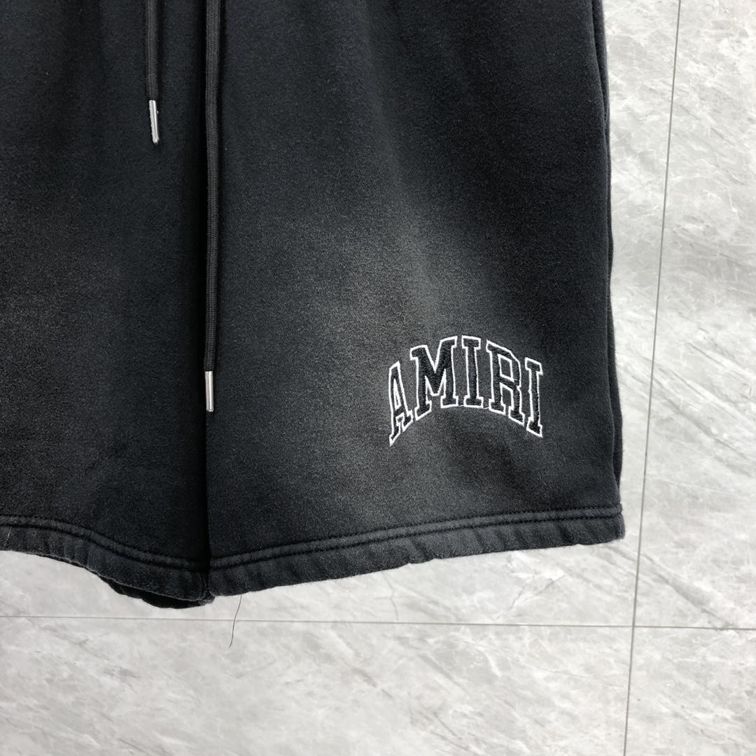 Amiri Logo-print Drawstring-waistband Shorts - DesignerGu