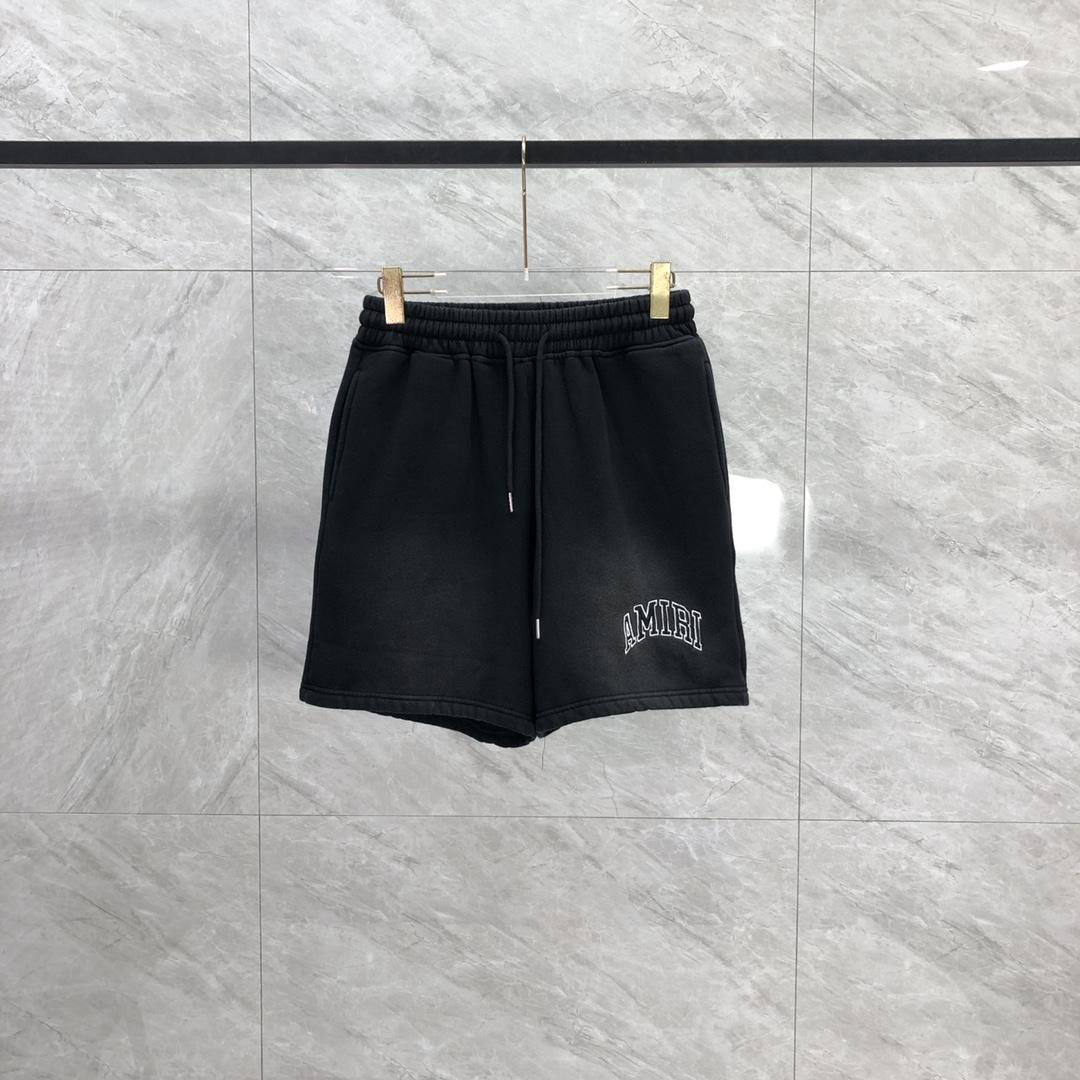 Amiri Logo-print Drawstring-waistband Shorts - DesignerGu