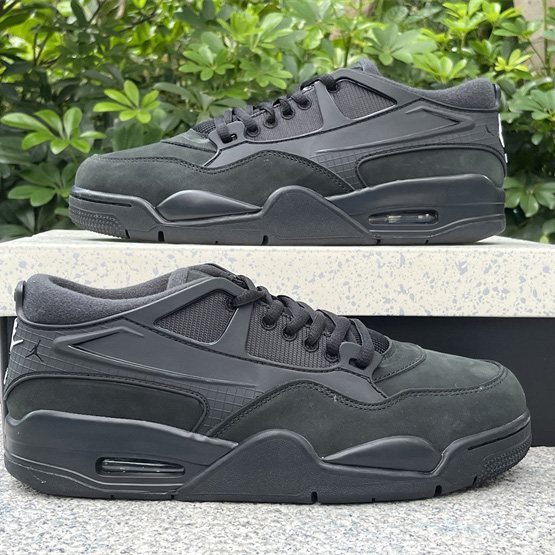 Air Jordan 4 RM “Black Cat” Sneakers     FQ7939-004 - DesignerGu