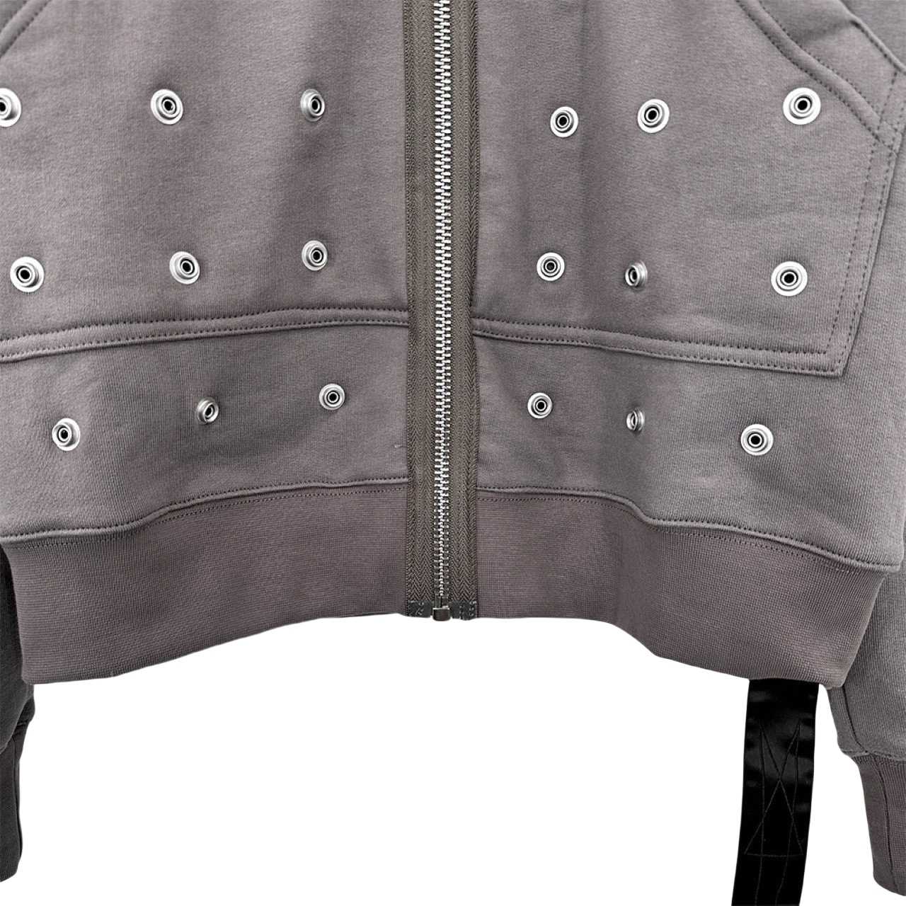 Rick Owens DRKSHDW Stud-detailing Zipped Hoodie - DesignerGu