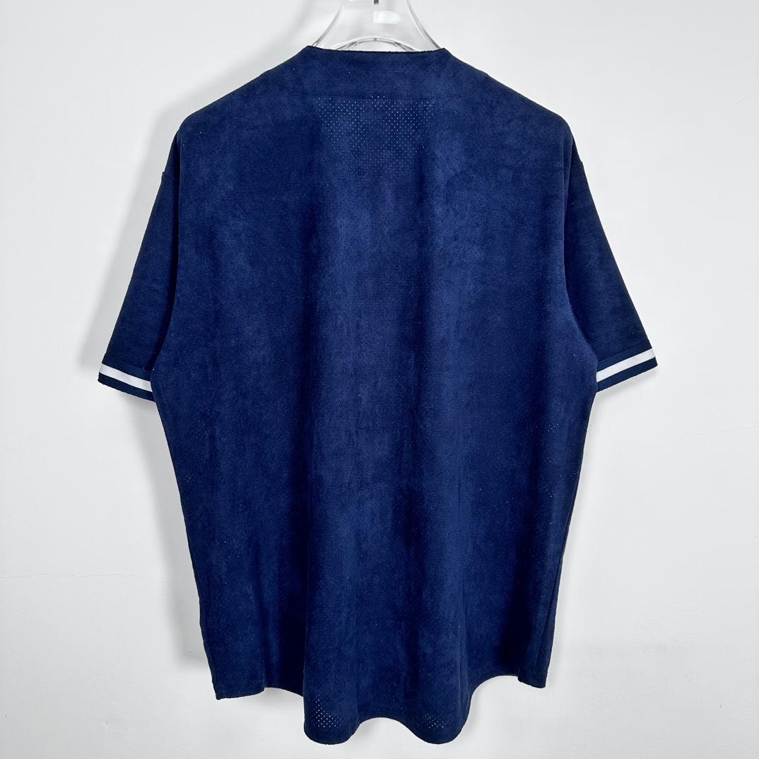 Supreme Ultrasuede Mesh Baseball Jersey - DesignerGu