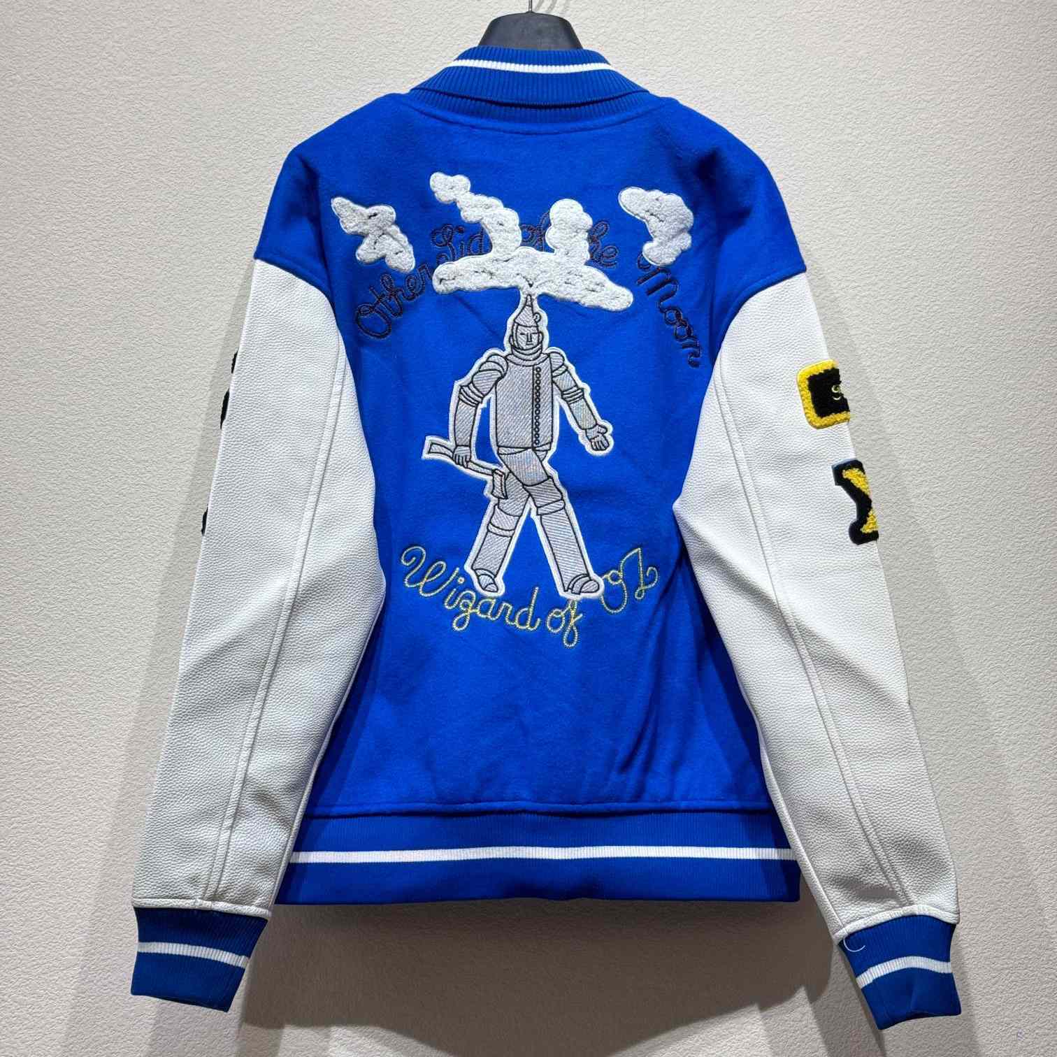 Louis Vuitton Oz Varsity Jacket Blue/White - DesignerGu