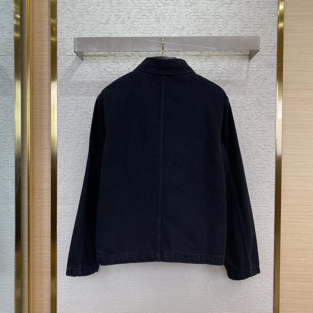 Loewe Black Workwear Jacket - DesignerGu