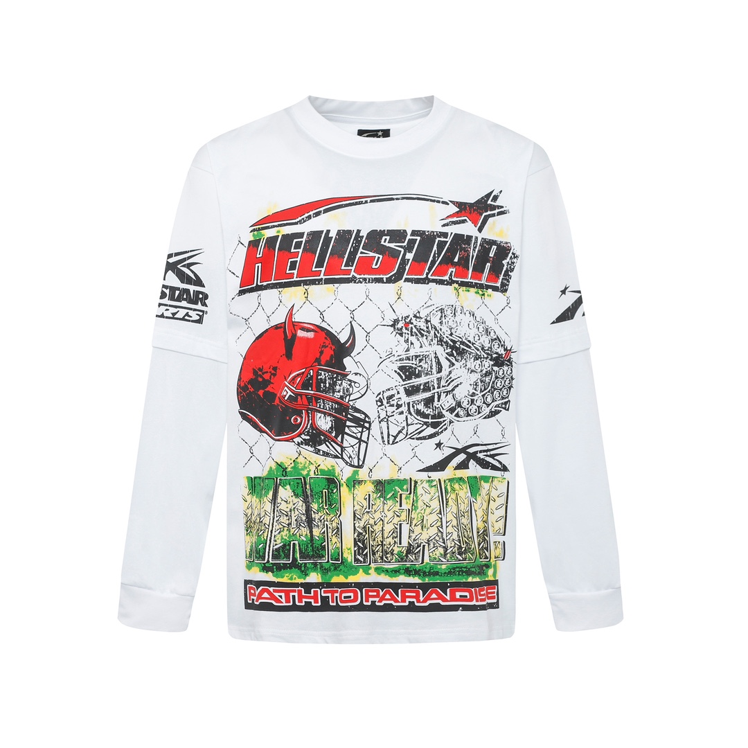 Hellstar War Ready! Long Sleeve T-Shirt - DesignerGu