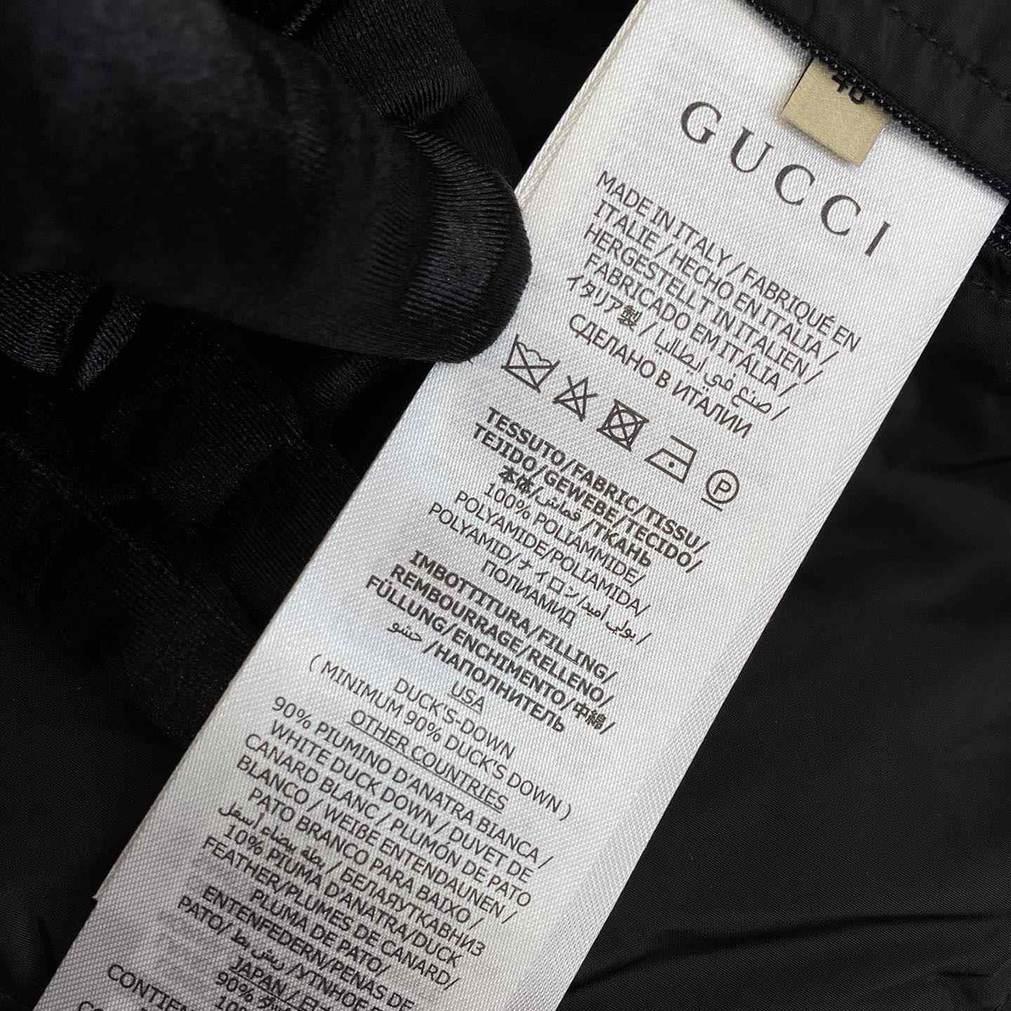 Gucci Jumbo GG Canvas Down Vest - DesignerGu