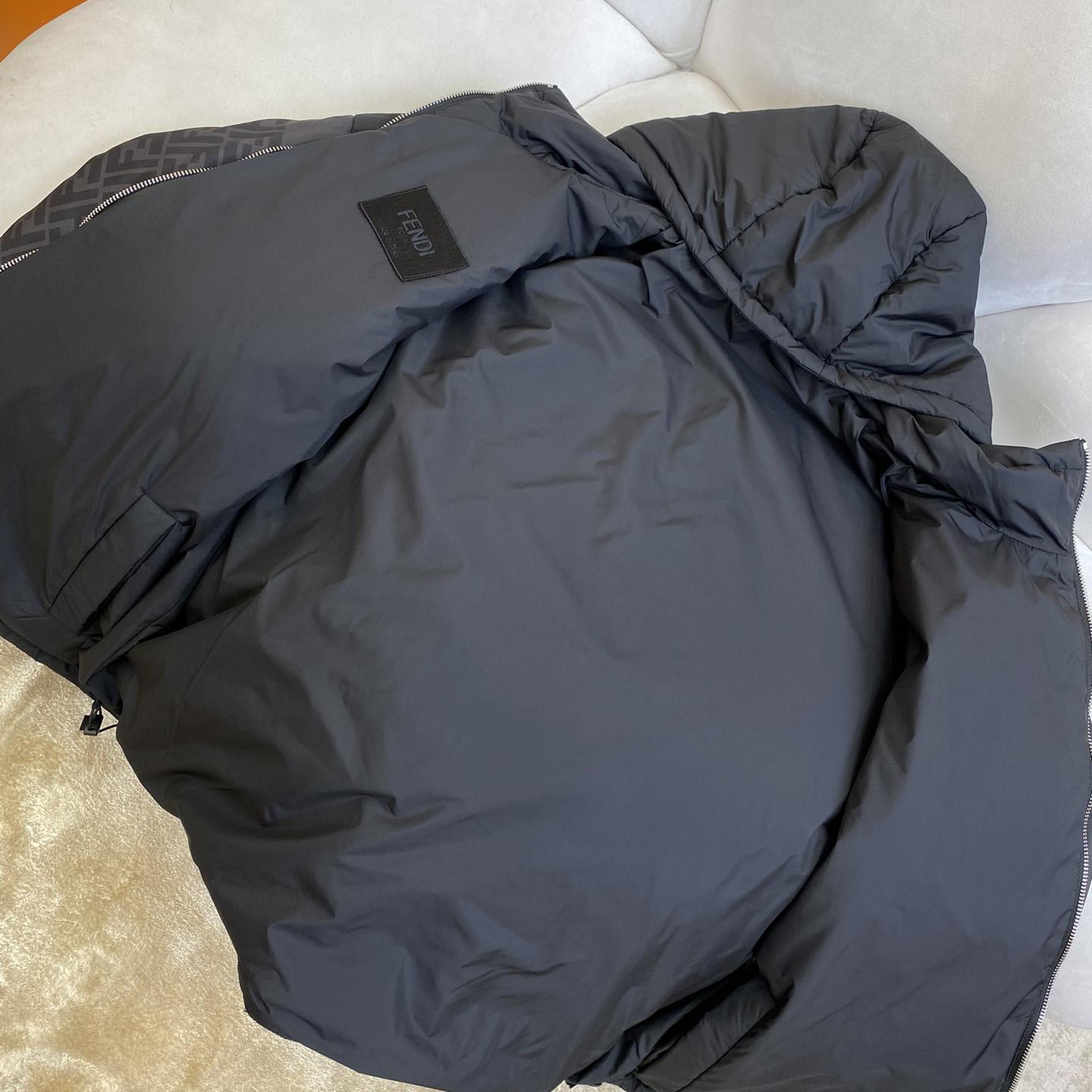 Fendi Windbreaker Black Nylon Windbreaker Jacket - DesignerGu