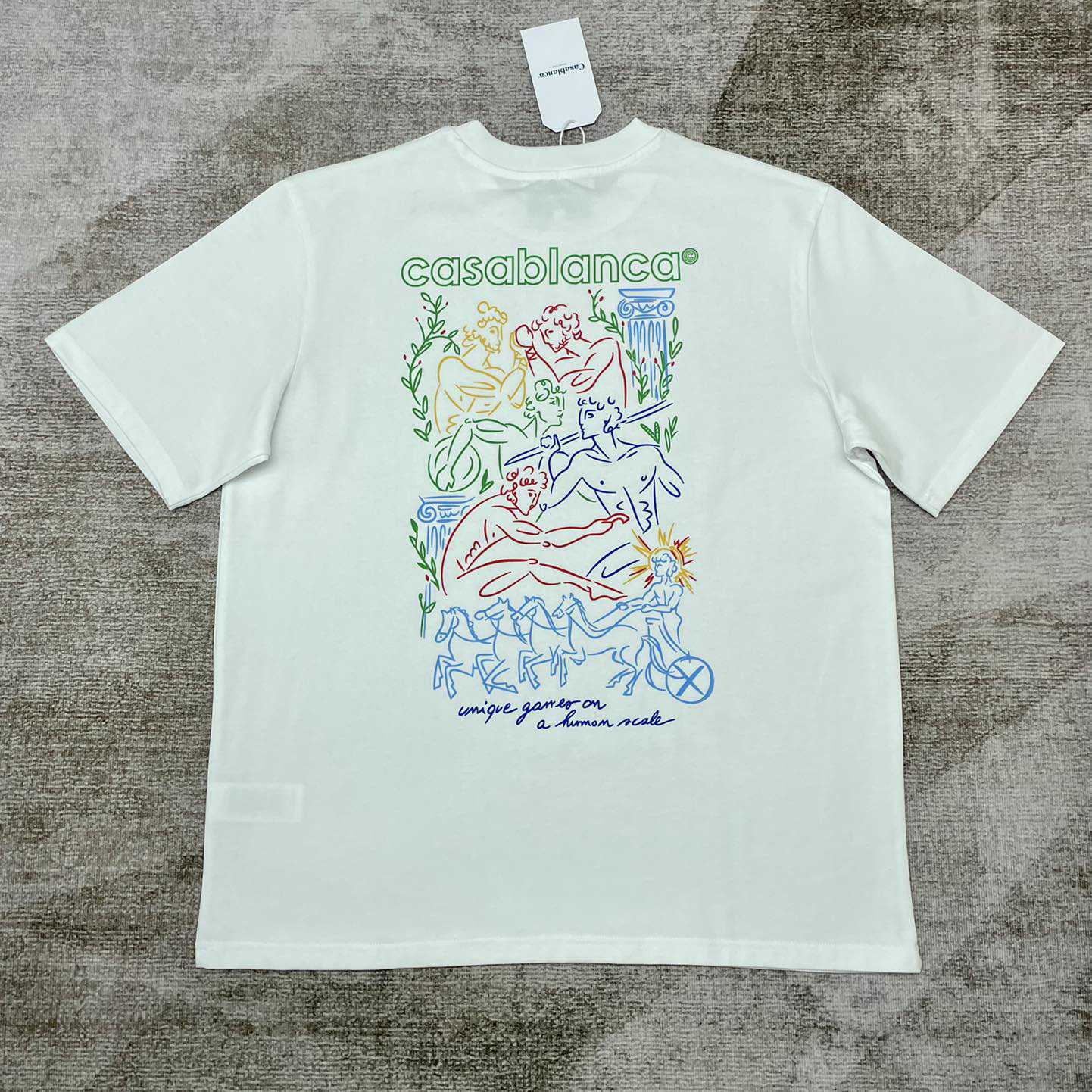 Casablanca Pentathlon T-Shirt   C902 - DesignerGu