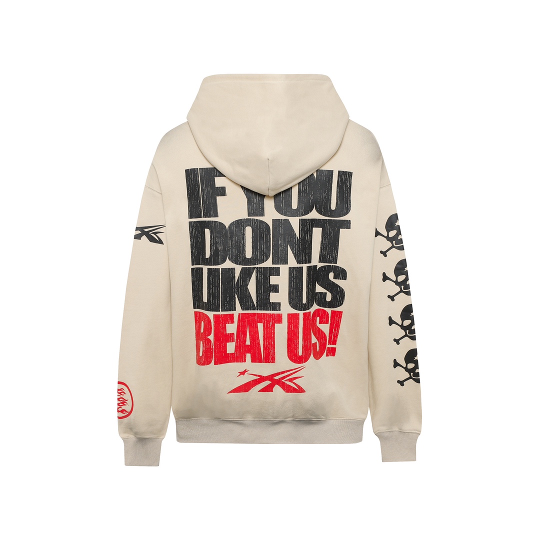 Hellstar If You Dont Like Us Beat Us Hoodie - DesignerGu