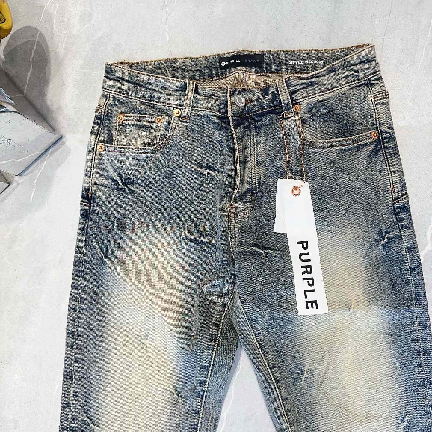 Purple-Brand Jeans   PU1216 - DesignerGu