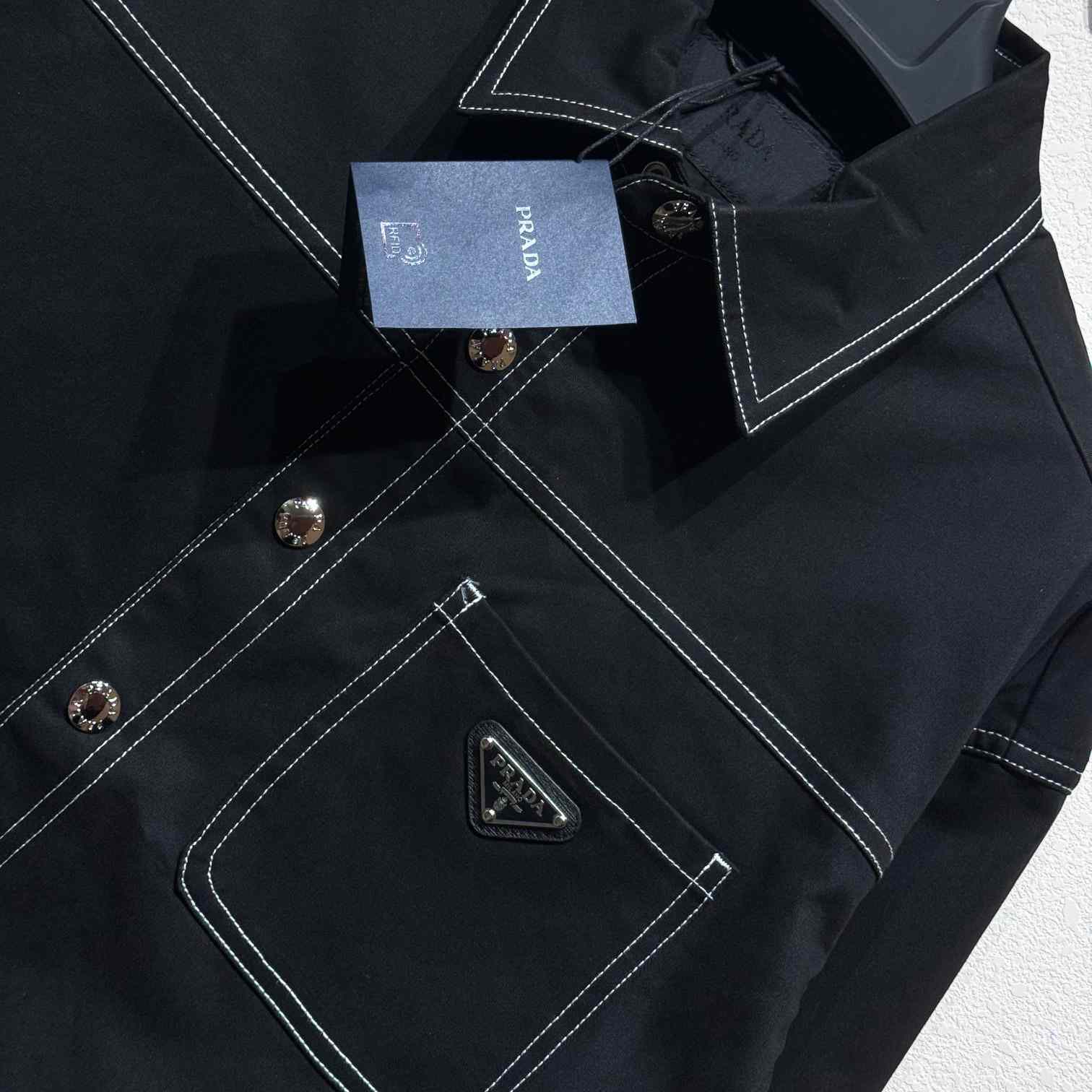 Prada Stretch Cotton Shirt - DesignerGu