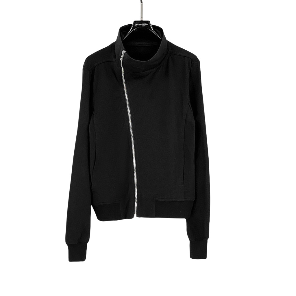 Rick Owens Off-centre Zip-up Jacket - DesignerGu