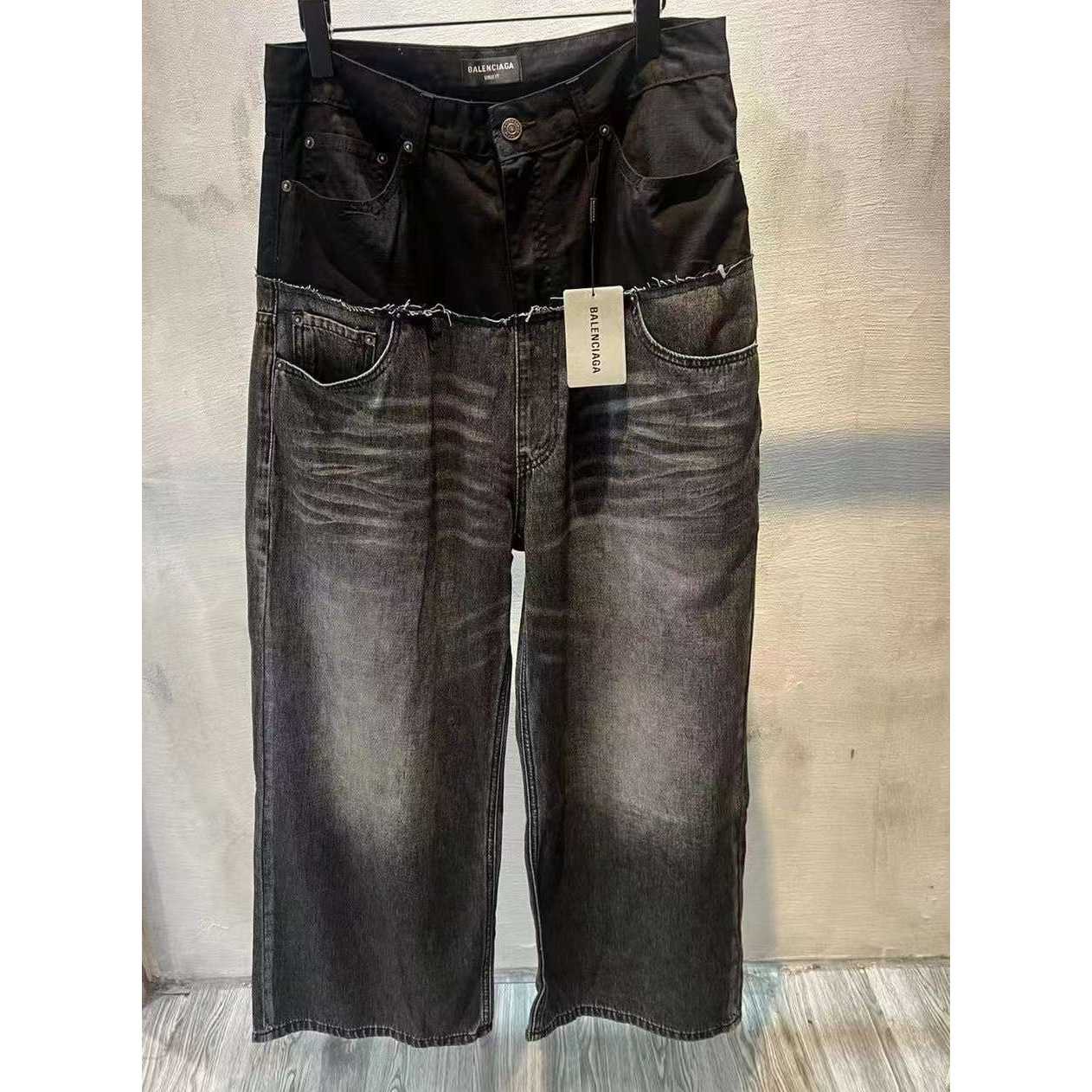 Balenciaga Large Denim Jeans - DesignerGu