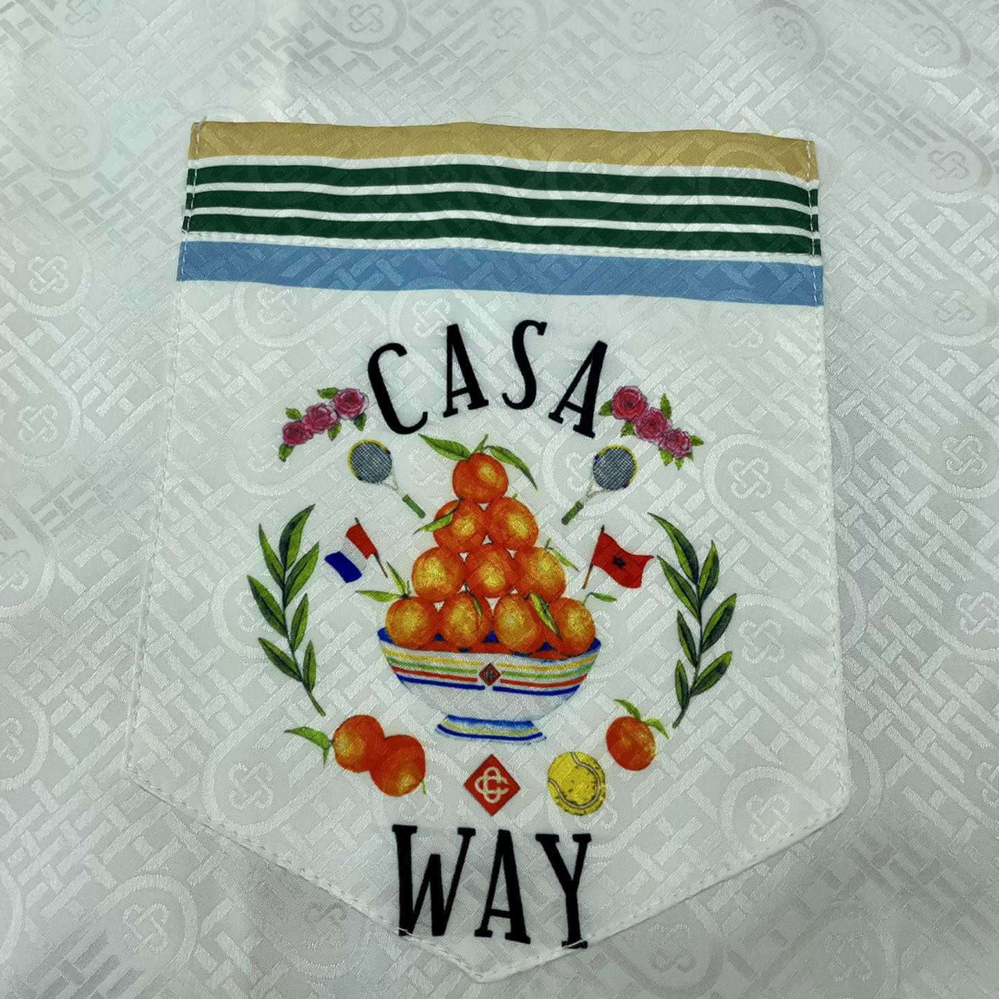 Casablanca Casa Way Monogram Shirt   CA3478 - DesignerGu