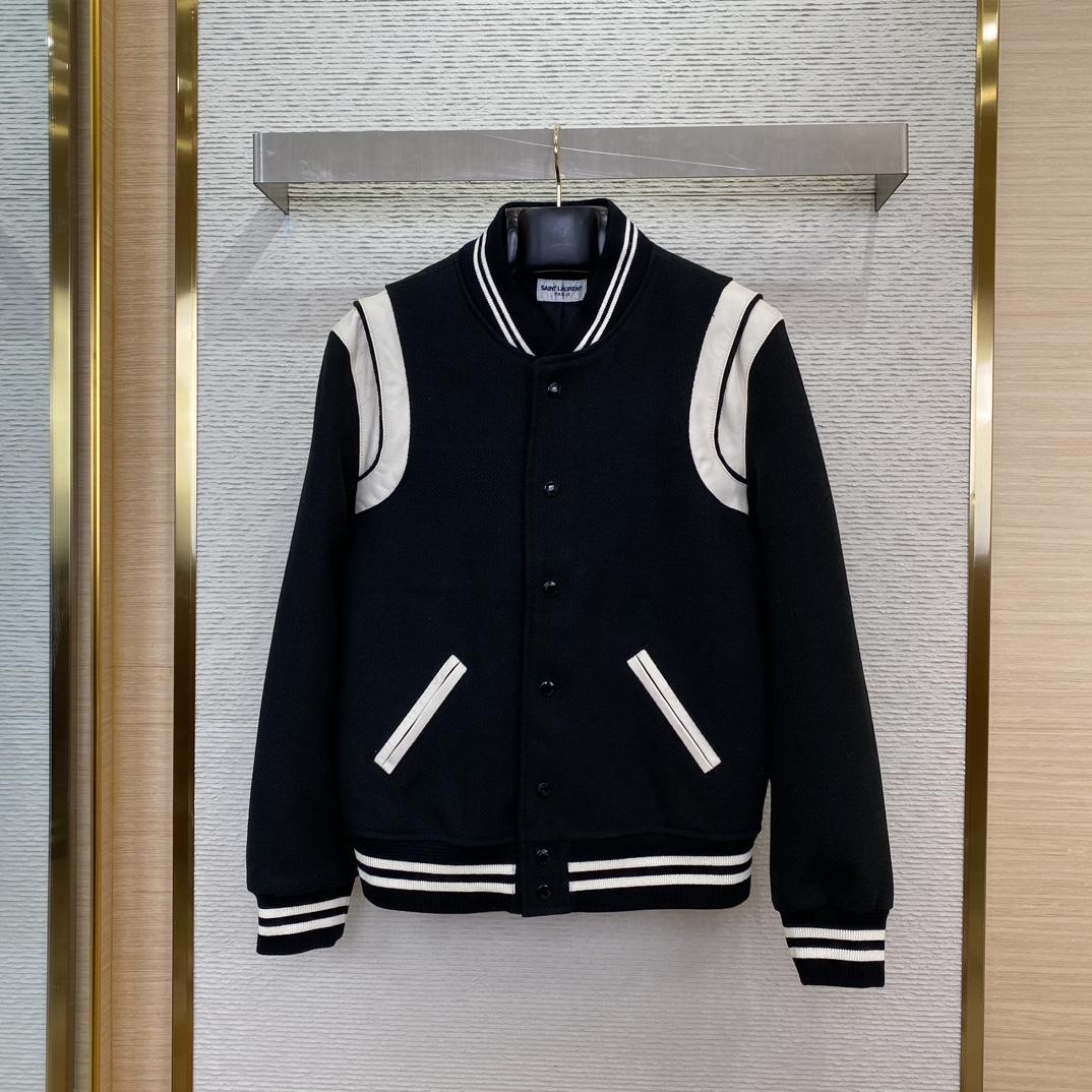 Saint Laurent Varsity Jacket - DesignerGu