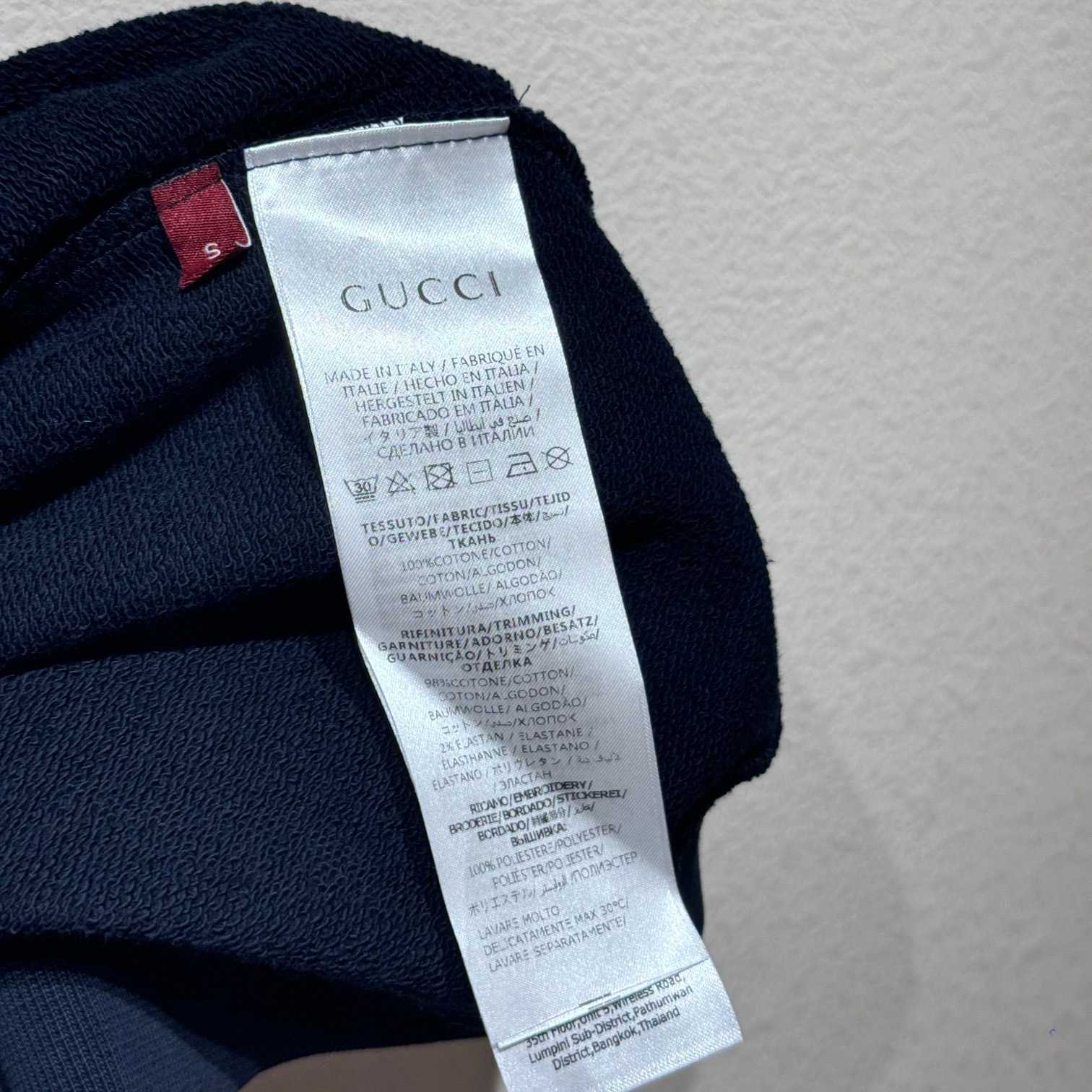 Gucci Cotton Jersey Hooded Sweatshirt - DesignerGu