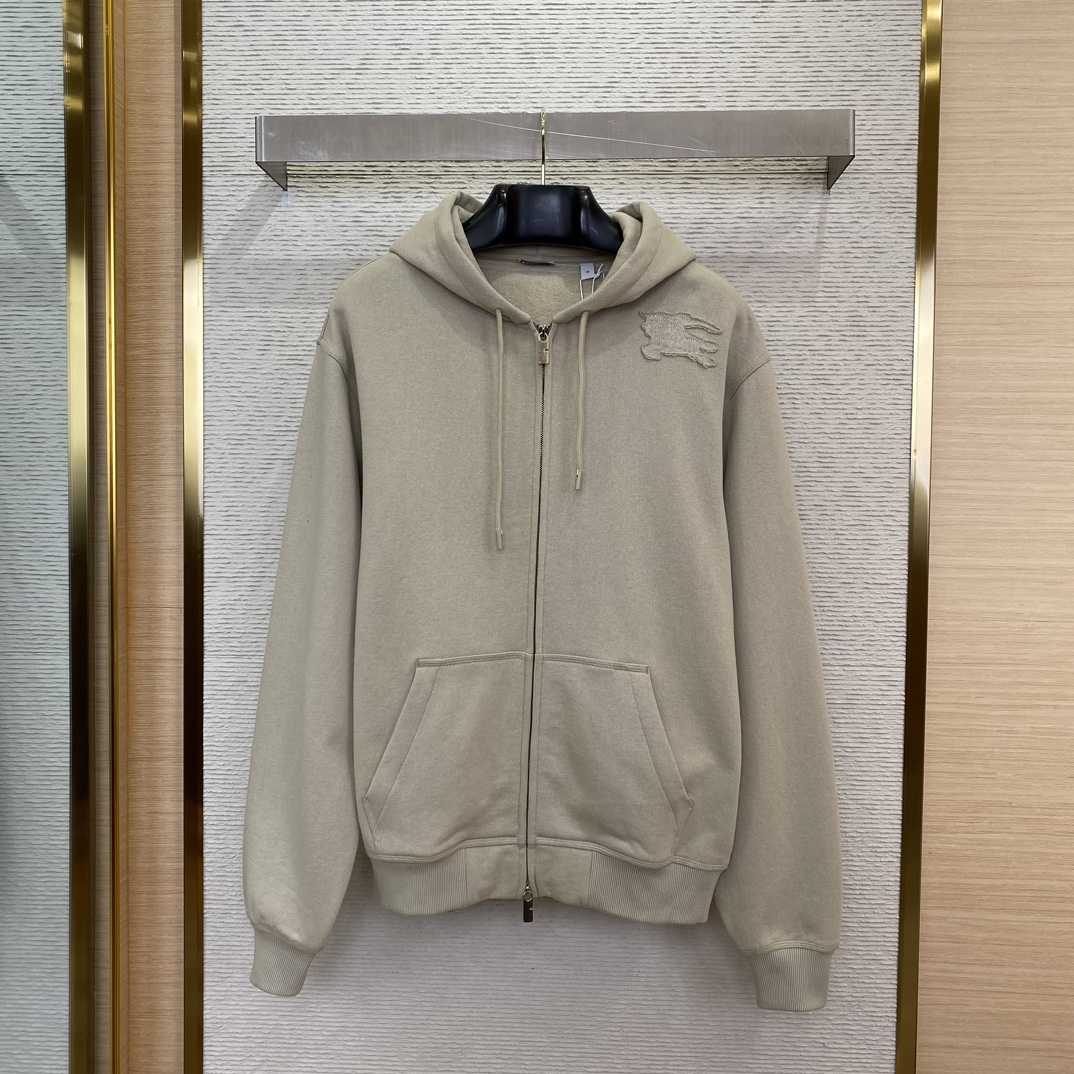 Burberry Cotton Blend Zip Hoodie - DesignerGu