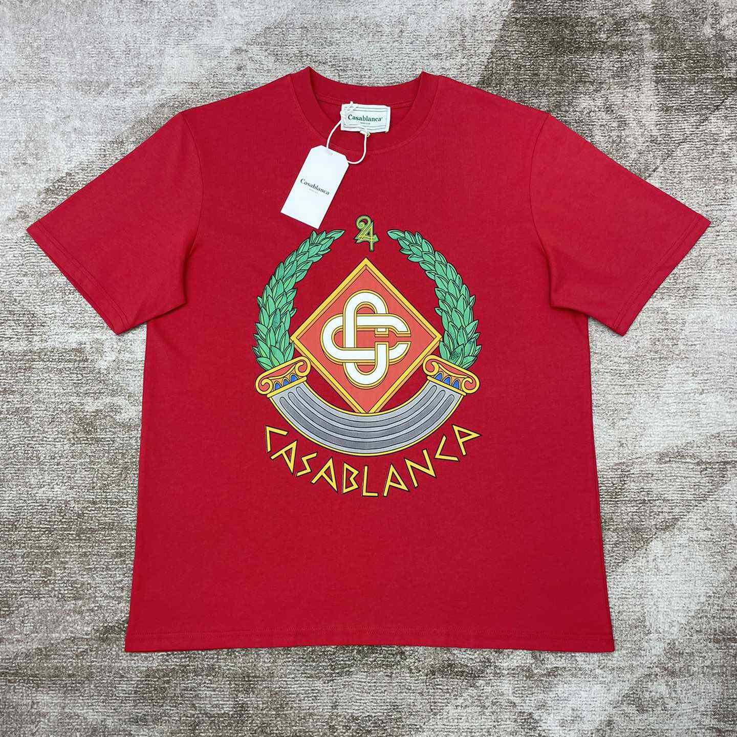 Casablanca Casa Crest Tee   C925 - DesignerGu