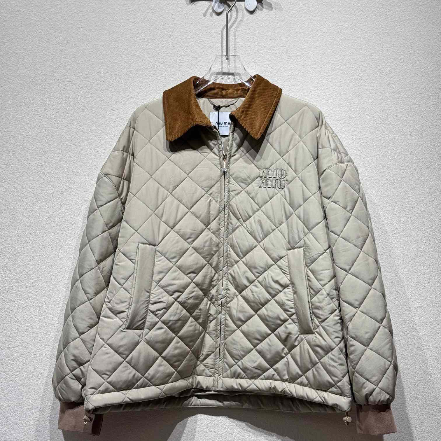 Miu Miu Technical Fabric Blouson Jacket - DesignerGu